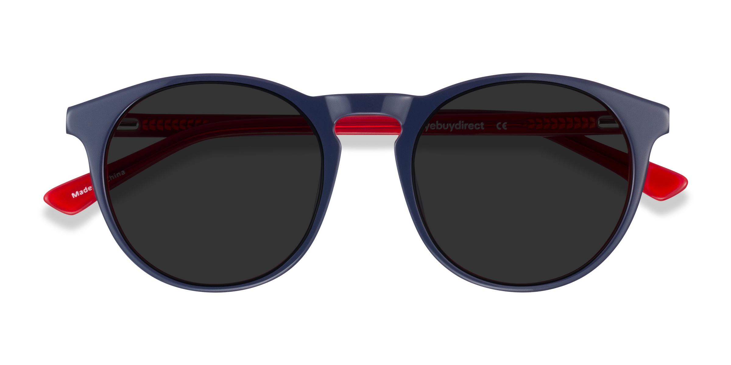 Navy & Red Monument - Acétate Lunettes de soleil