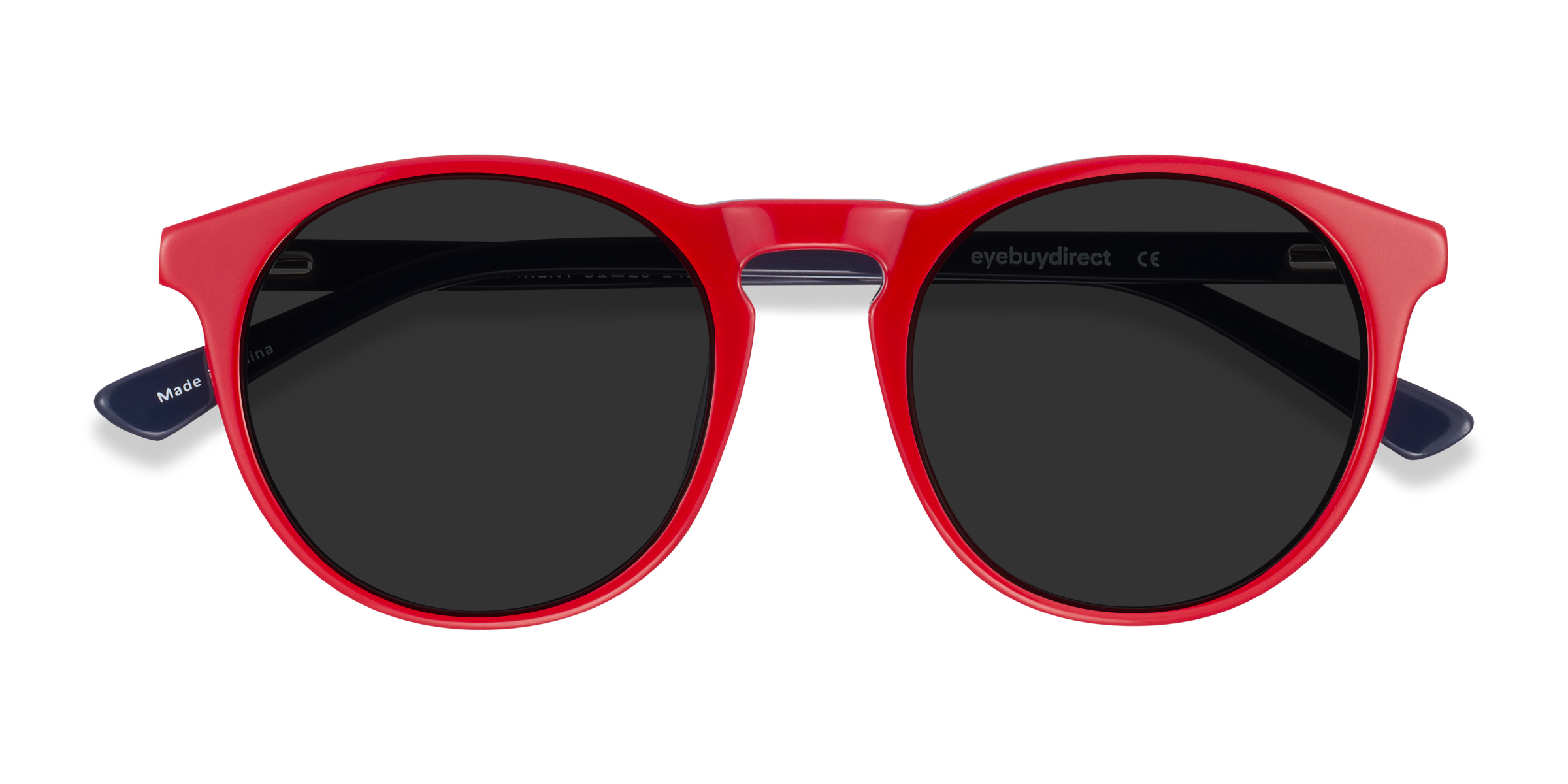 Red & Navy Monument -  Acetate Sunglasses