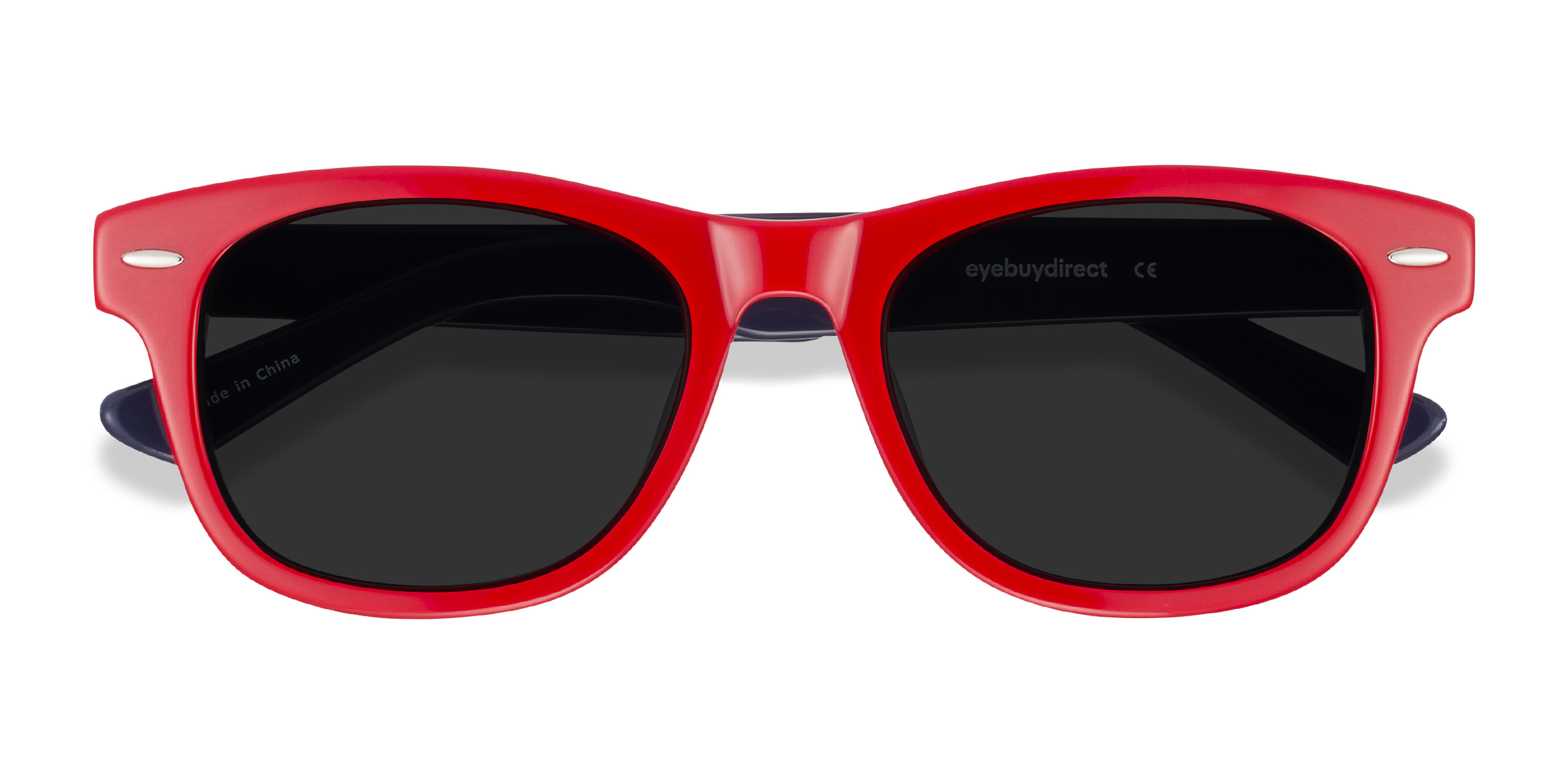 Red & Navy Parade -  Acetate Sunglasses