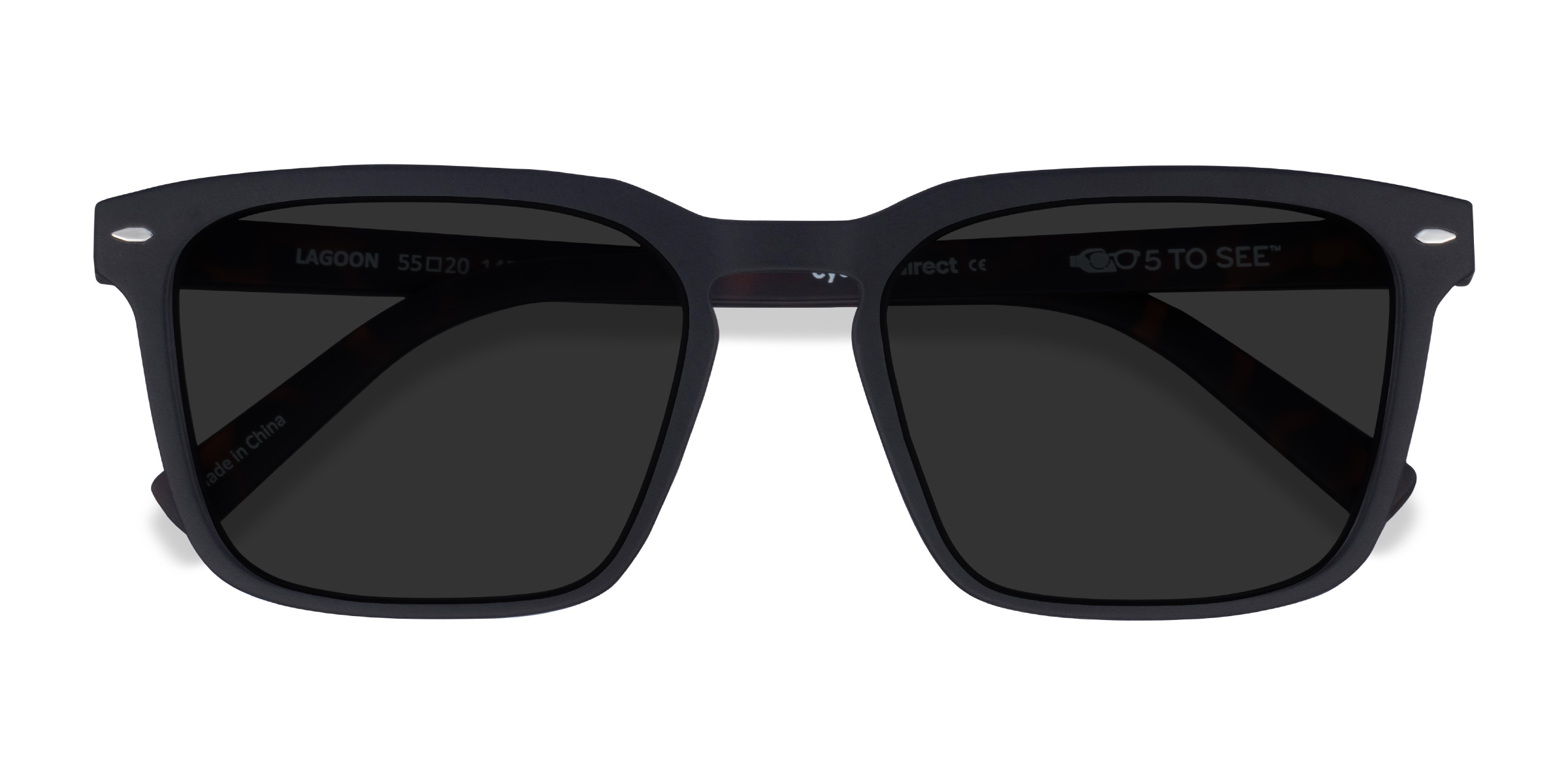 Basalt & Warm Tortoise Lagoon -  Plastic Sunglasses