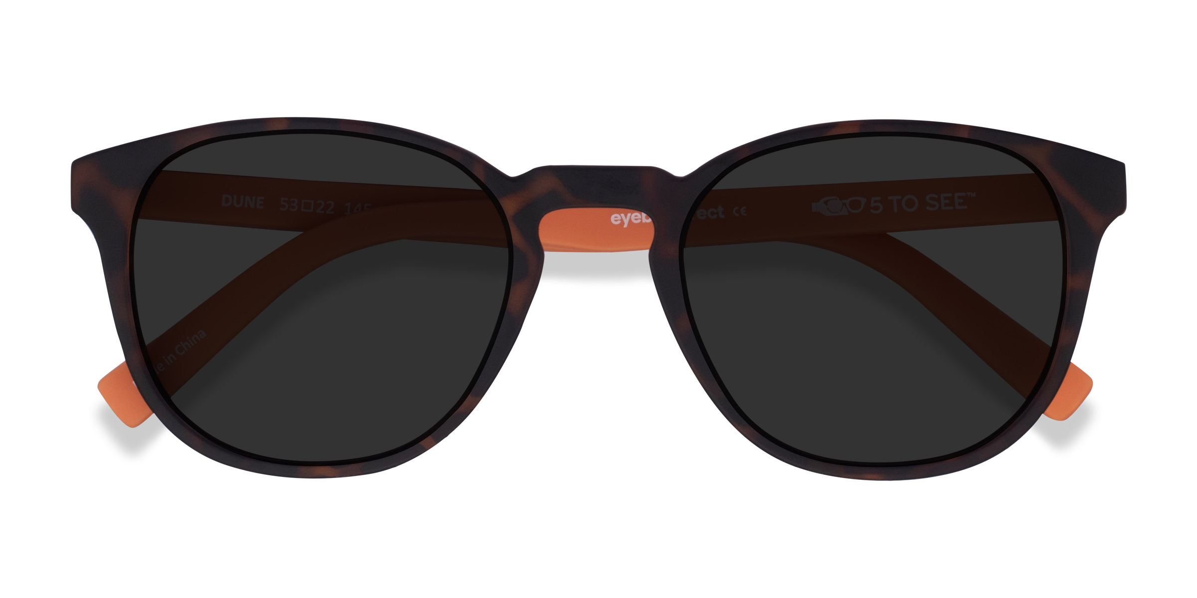 Warm Tortoise & Coral Dune -  Plastic Sunglasses