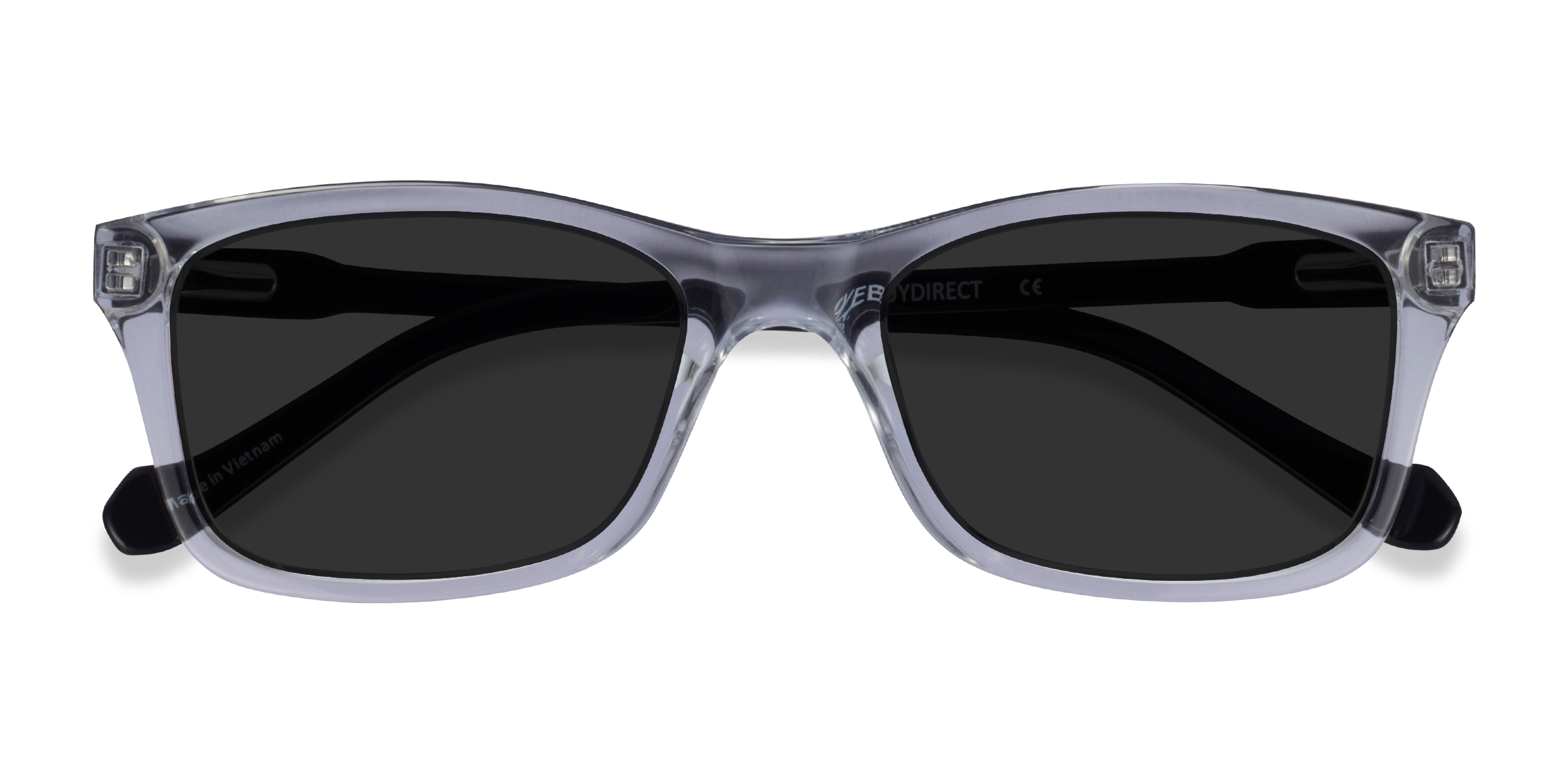 Clear Black Tennis -  Acétate Lunettes de soleil