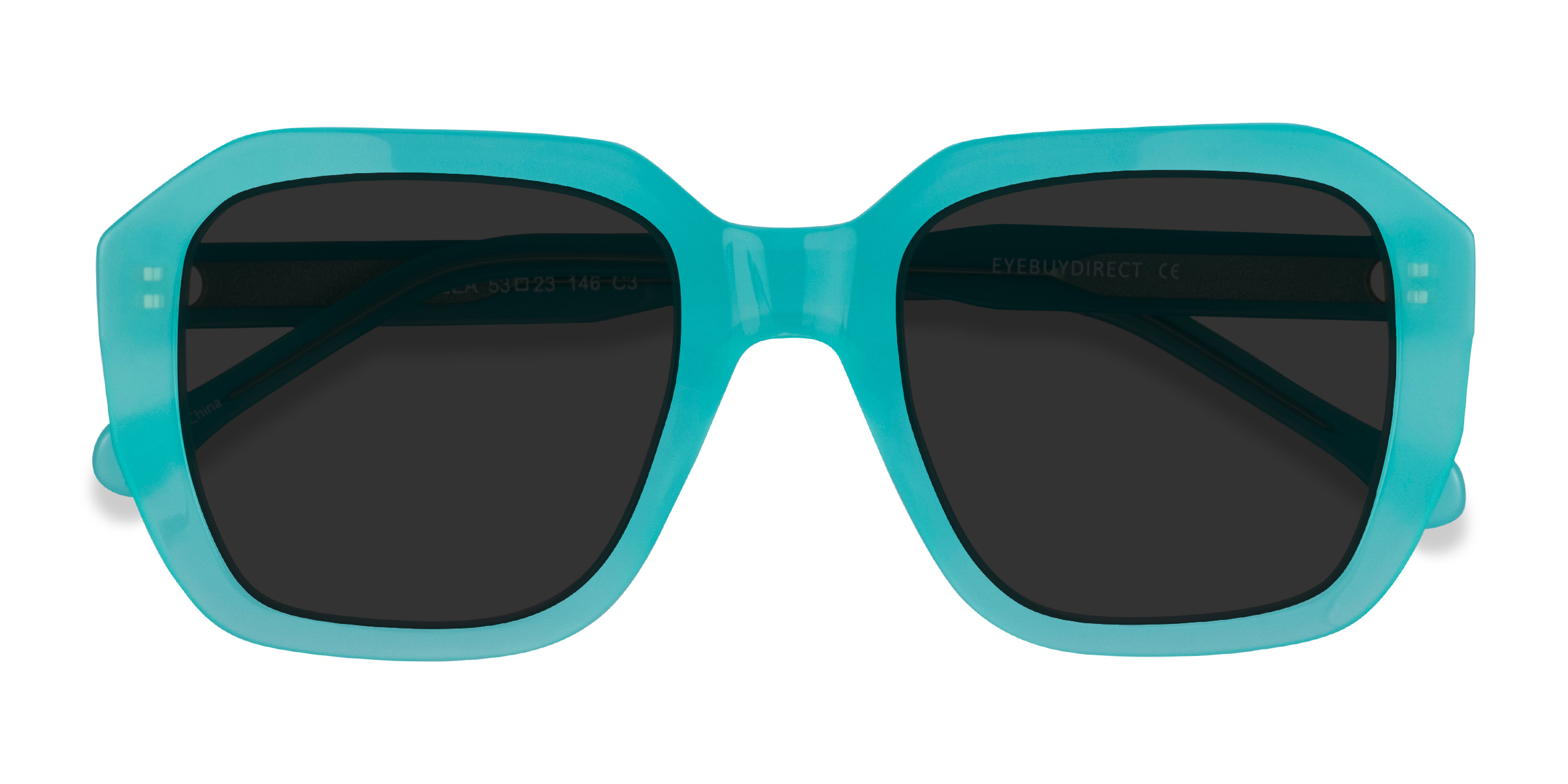 Turquoise Blue Azalea -  Acétate Lunettes de soleil