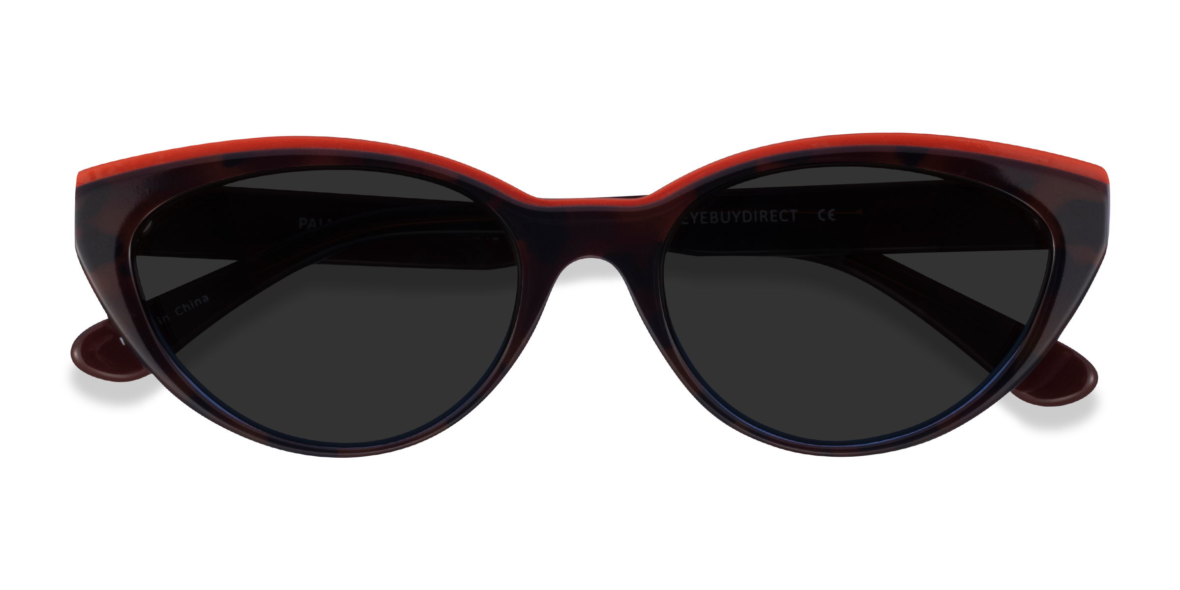 Red Tortoise Blue Palm Beach -  Acétate Lunettes de soleil