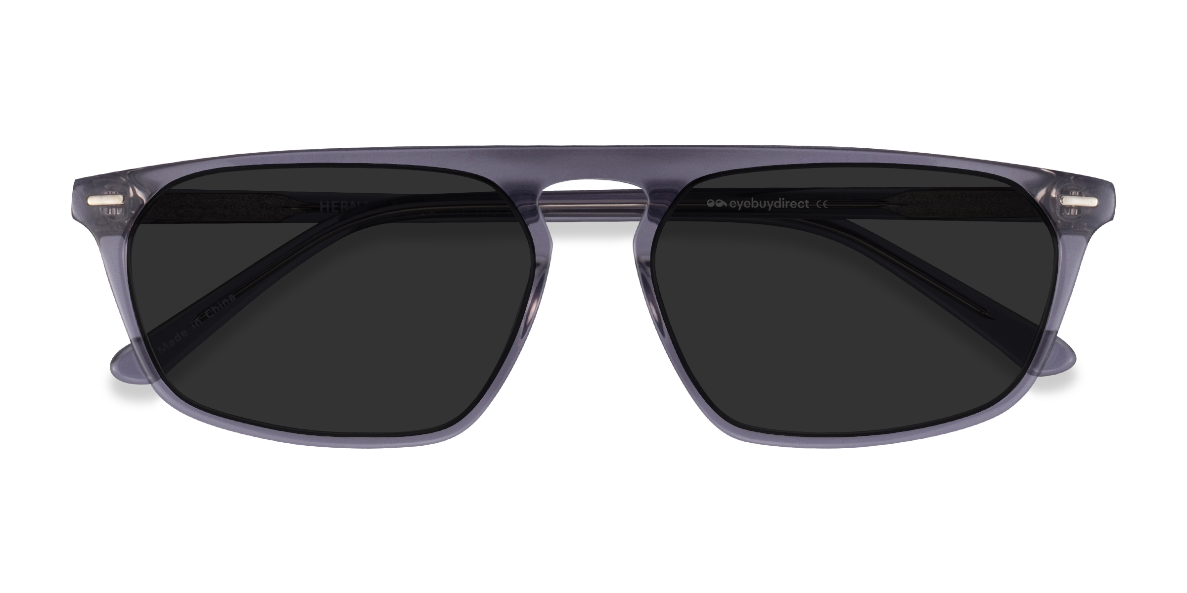 Clear Gray Hernando -  Acetate Sunglasses