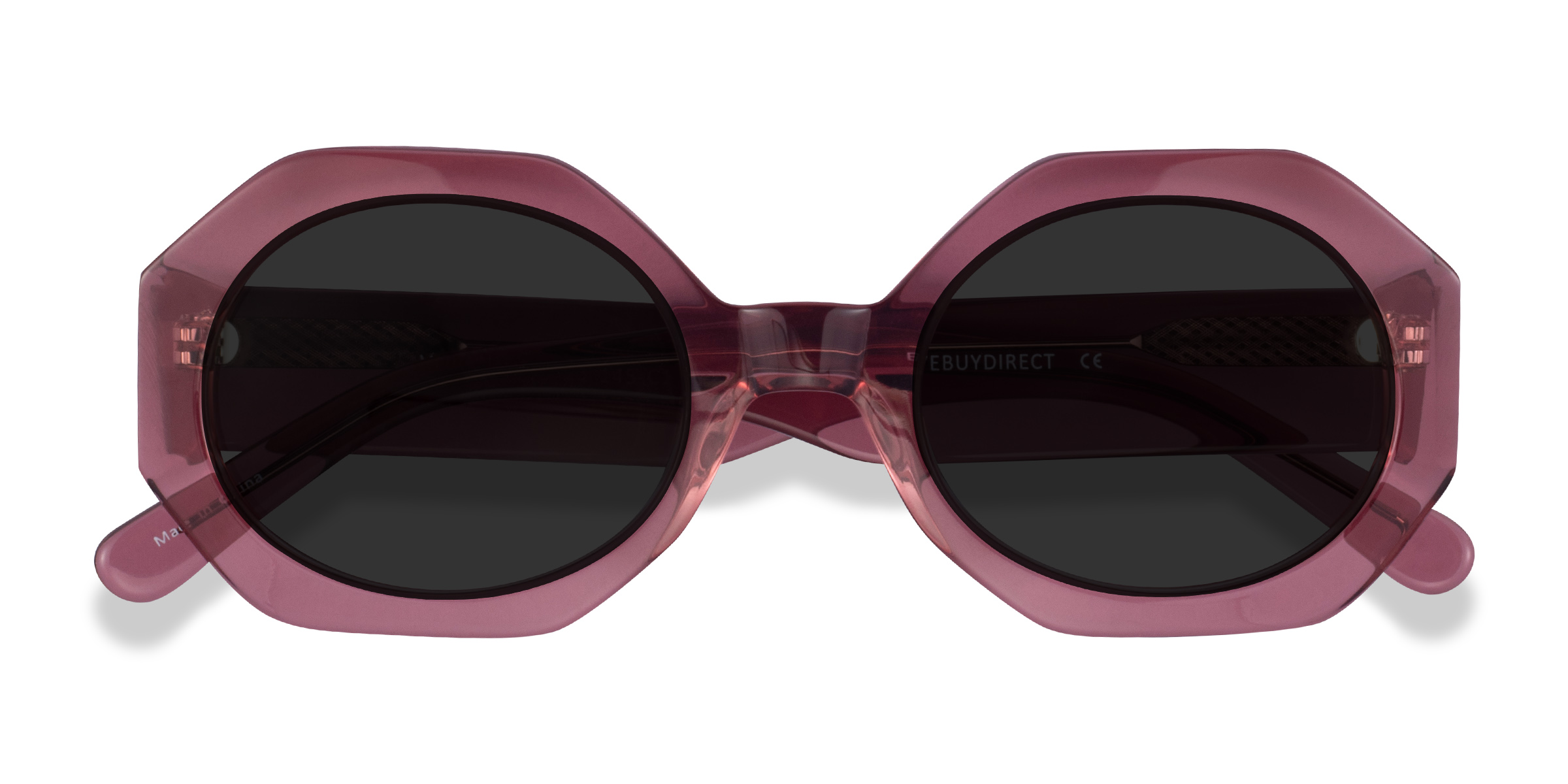 Clear Purple Vitamin -  Acetate Sunglasses