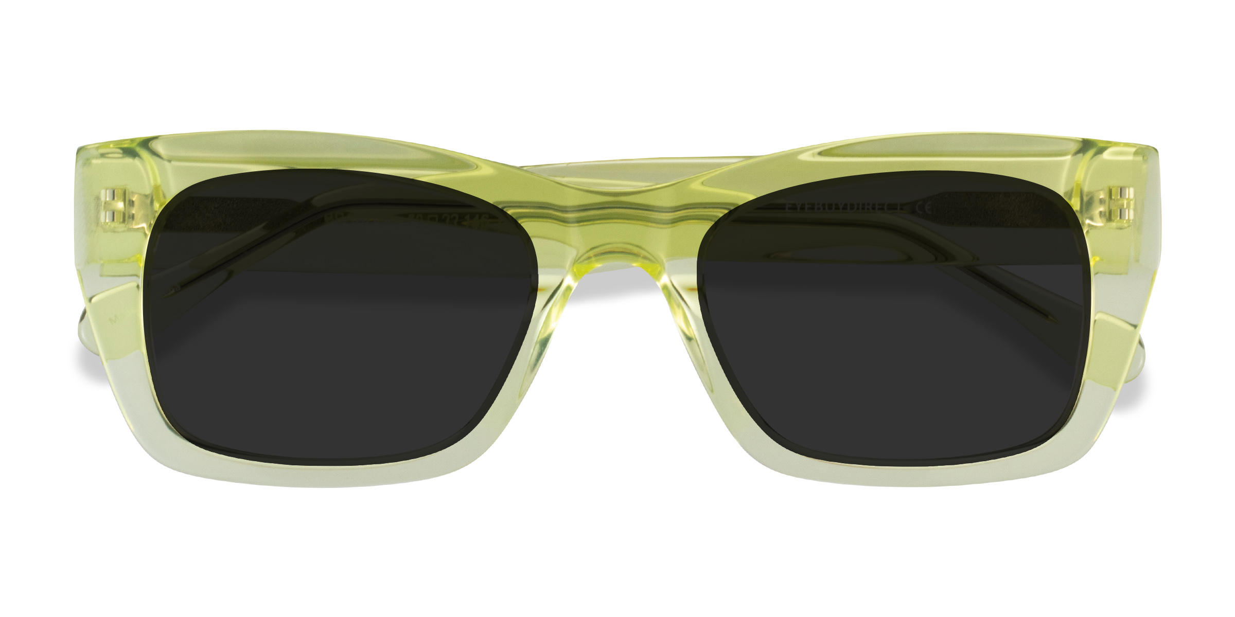 Clear Yellow Because -  Acetate Sunglasses
