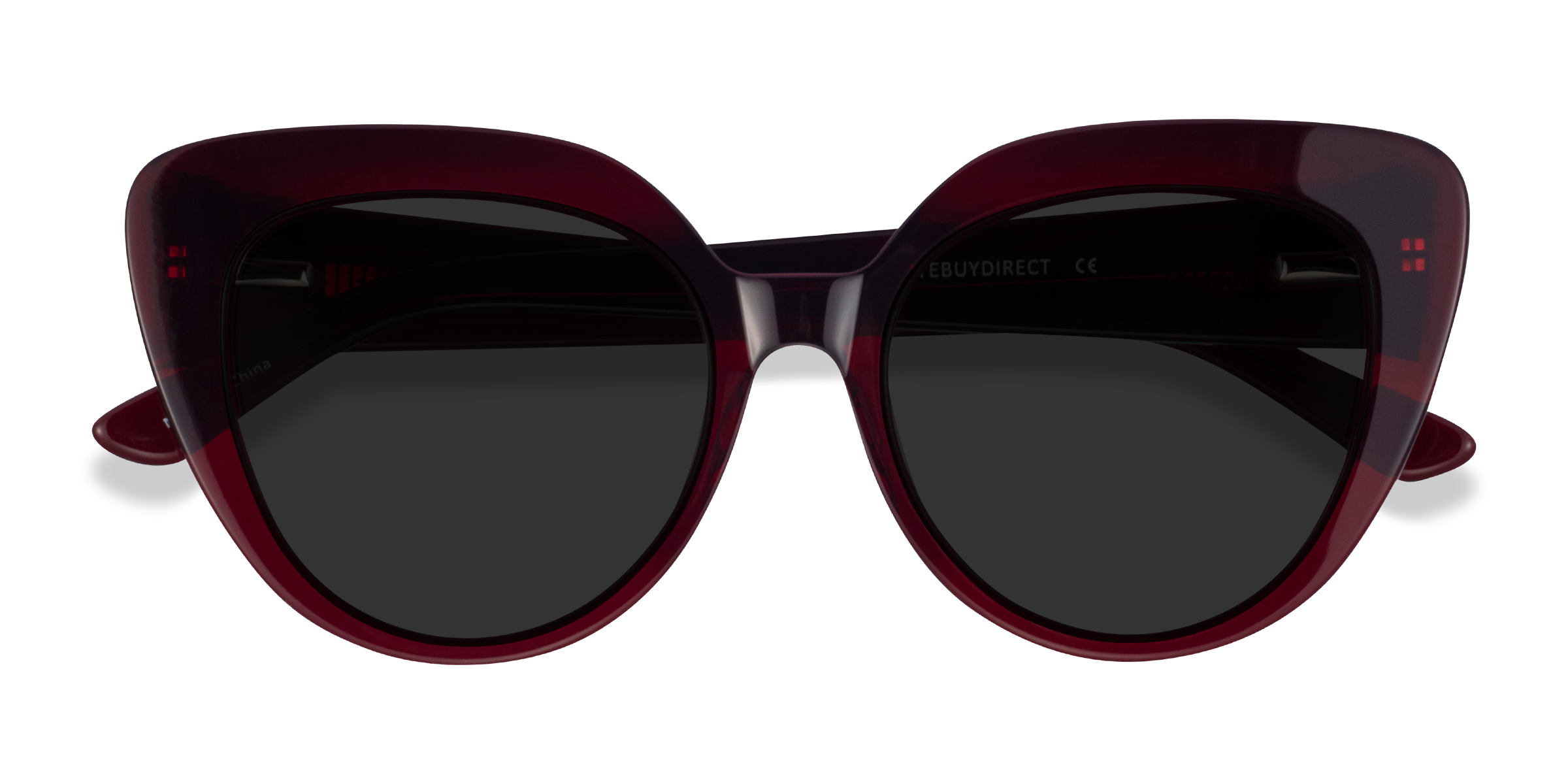 Burgundy Santa Monica -  Acétate Lunettes de soleil
