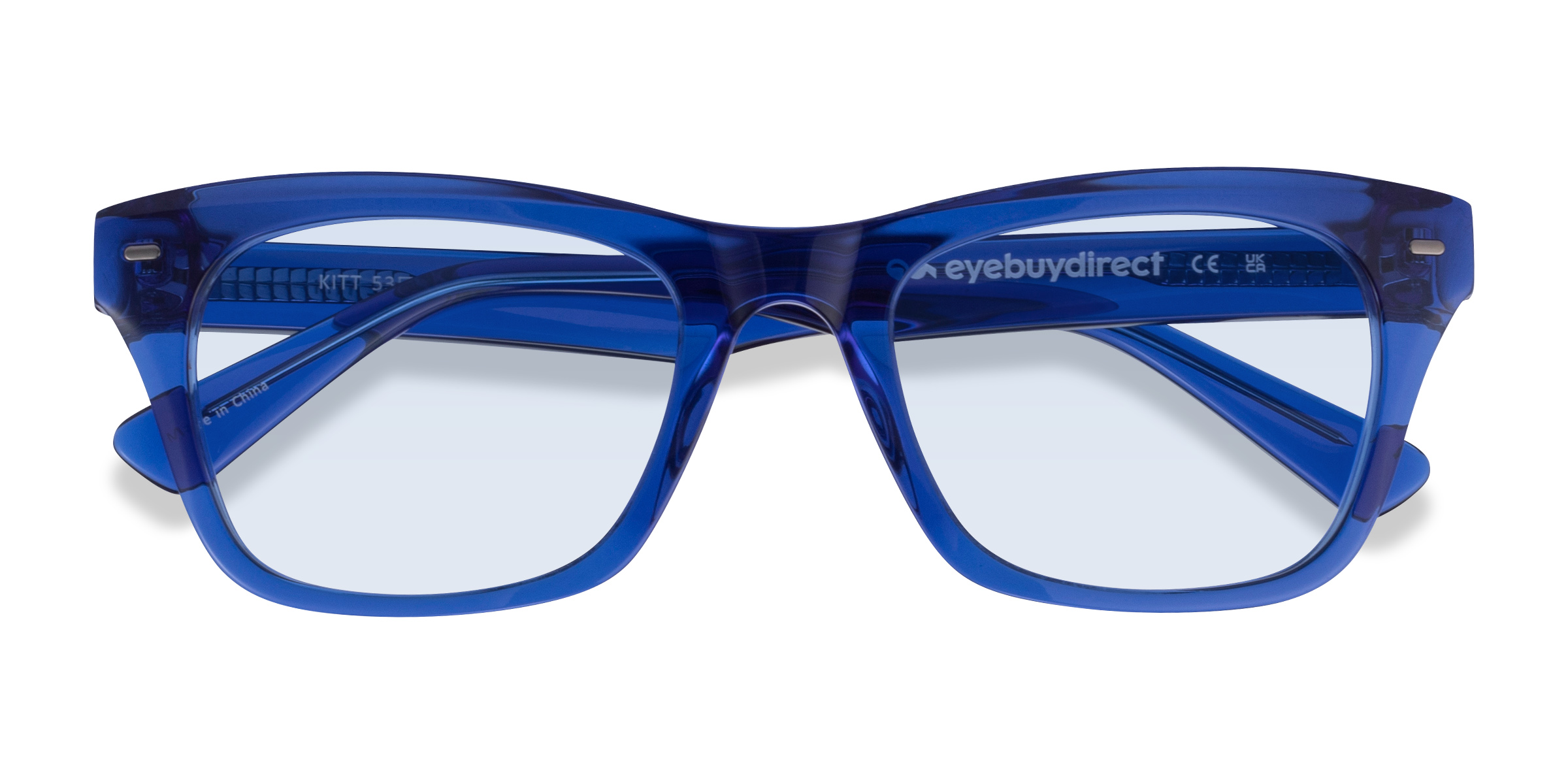Crystal Dark Blue Kitt -  Acetate Sunglasses