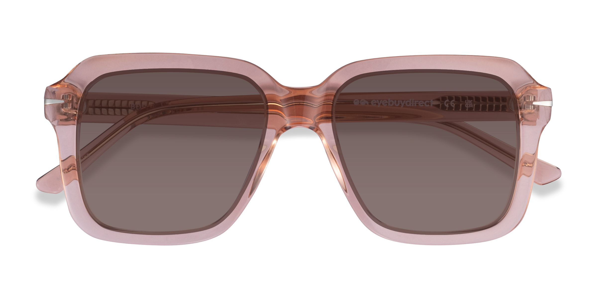 Crystal Peach Bowie -  Acétate Lunettes de soleil