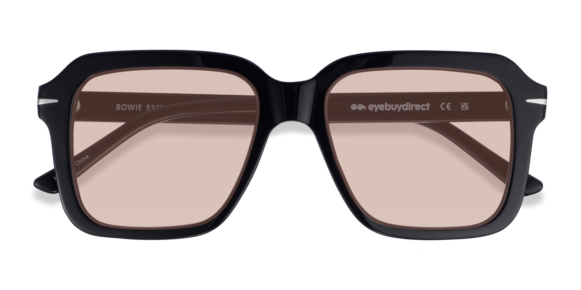 Noir Bowie - Acétate Lunettes de soleil