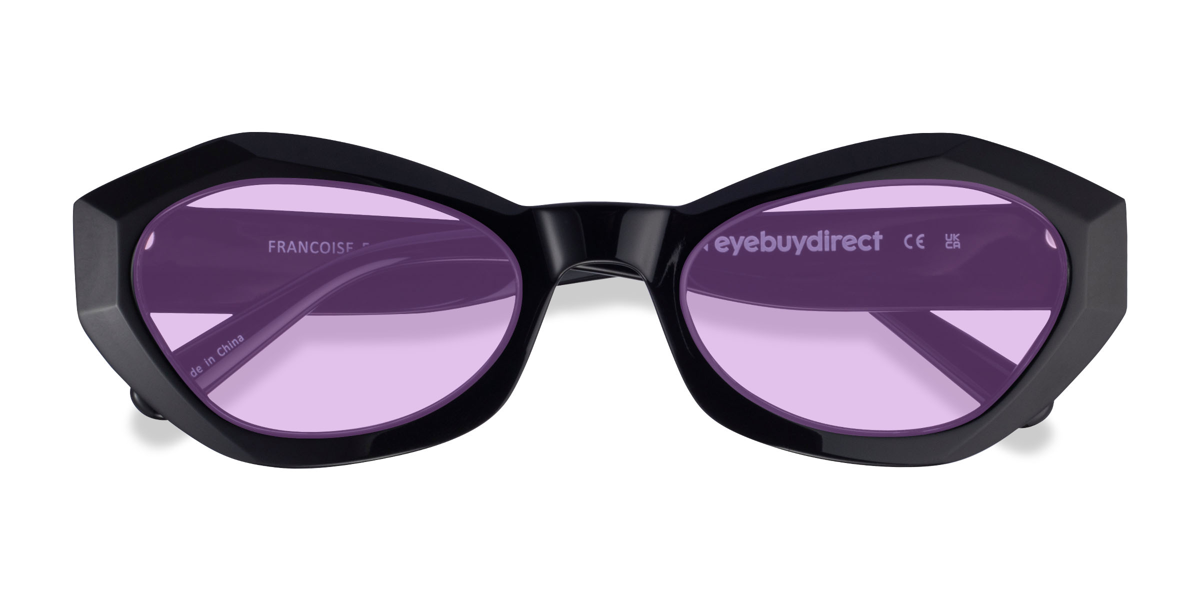 Black Francoise -  Acetate Sunglasses