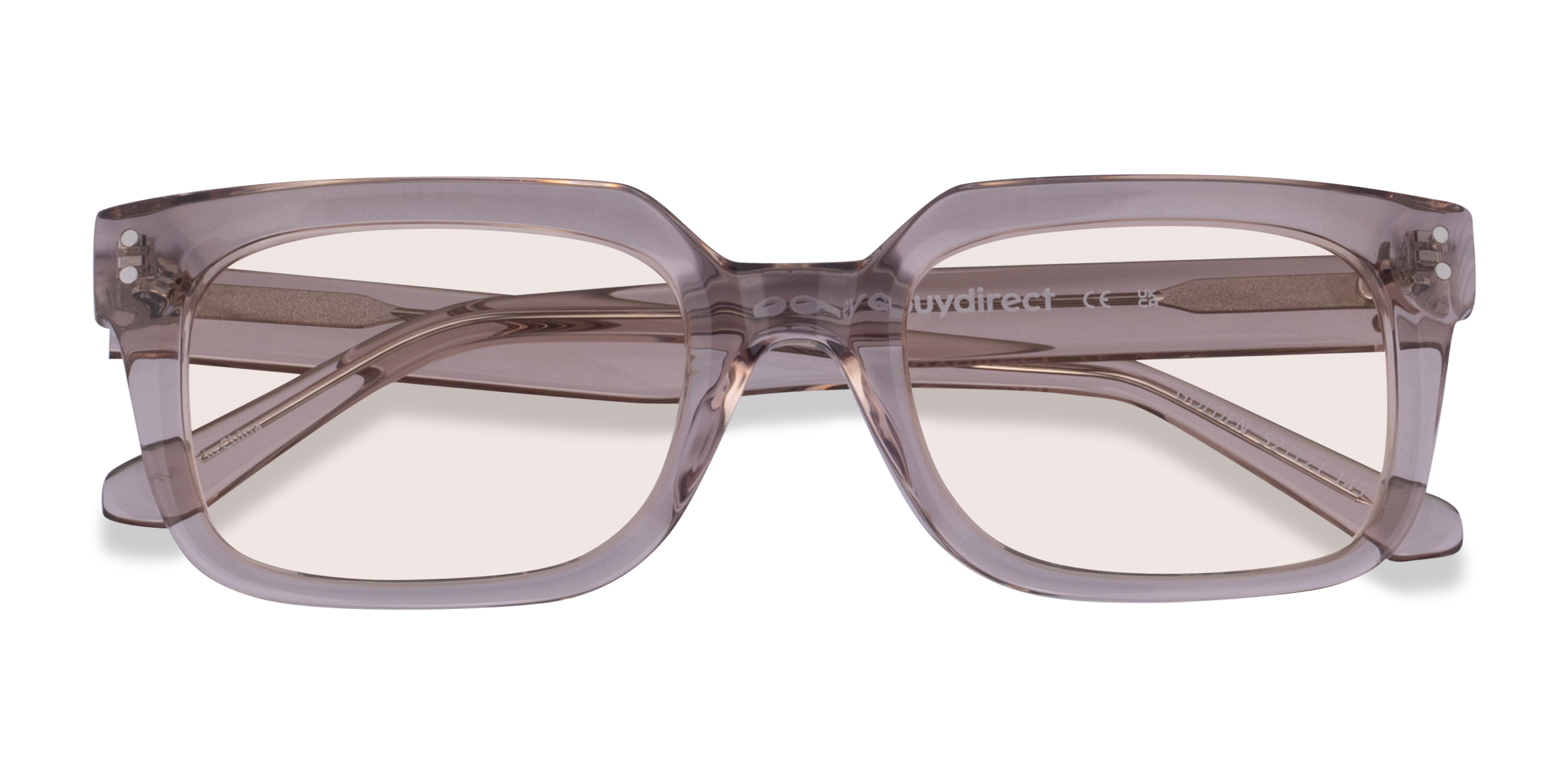 Crystal Nude Golden -  Acetate Sunglasses