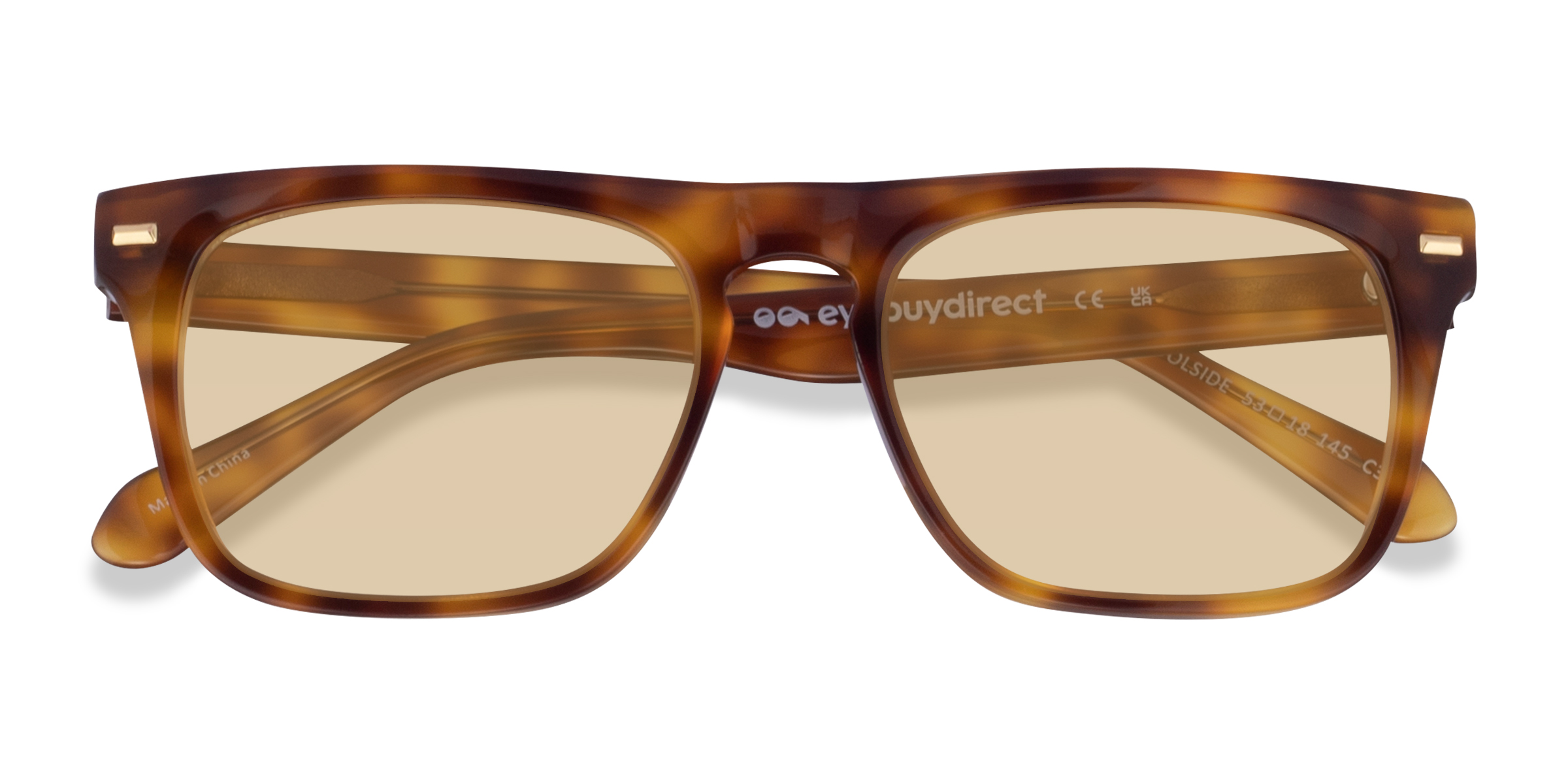 Shiny Tortoise Poolside -  Acétate Lunettes de soleil