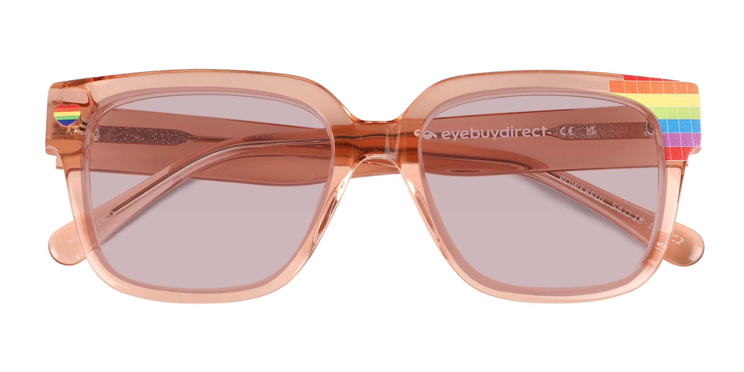 Clear Champagne Powerful -  Acétate Lunettes de soleil