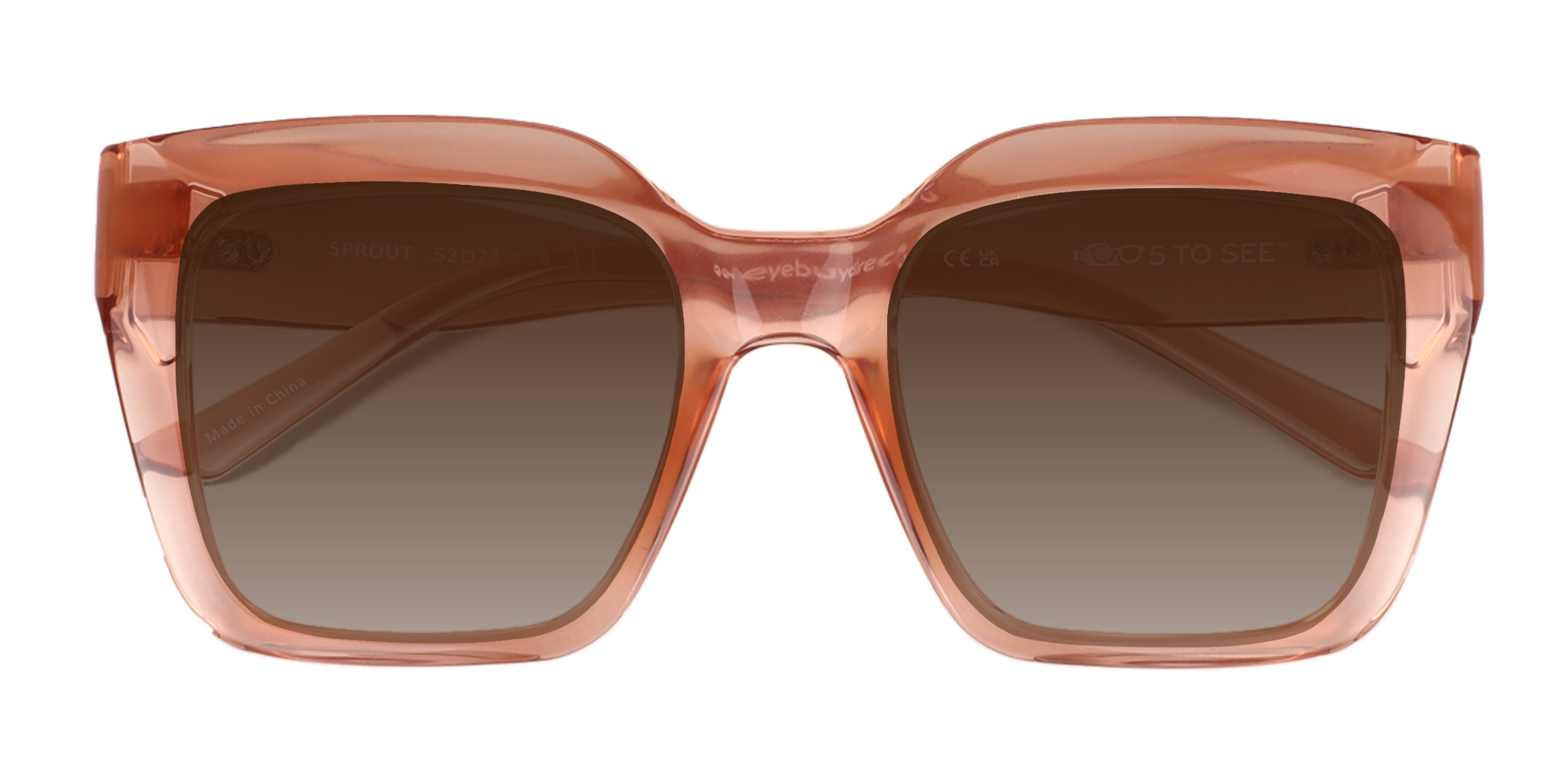 Crystal Champagne Sprout -  Plastic Sunglasses