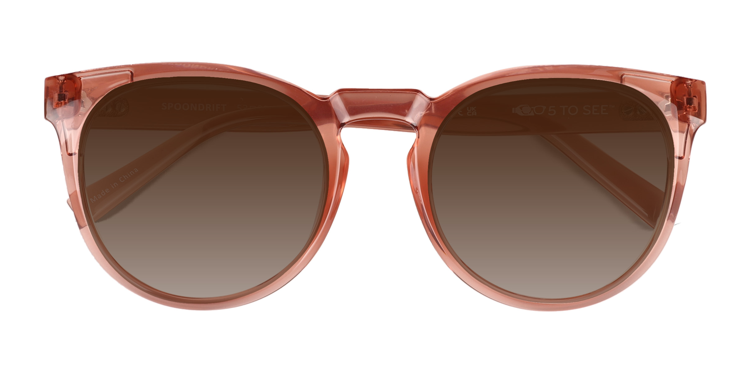 Crystal Champagne Spoondrift -  Plastic Sunglasses