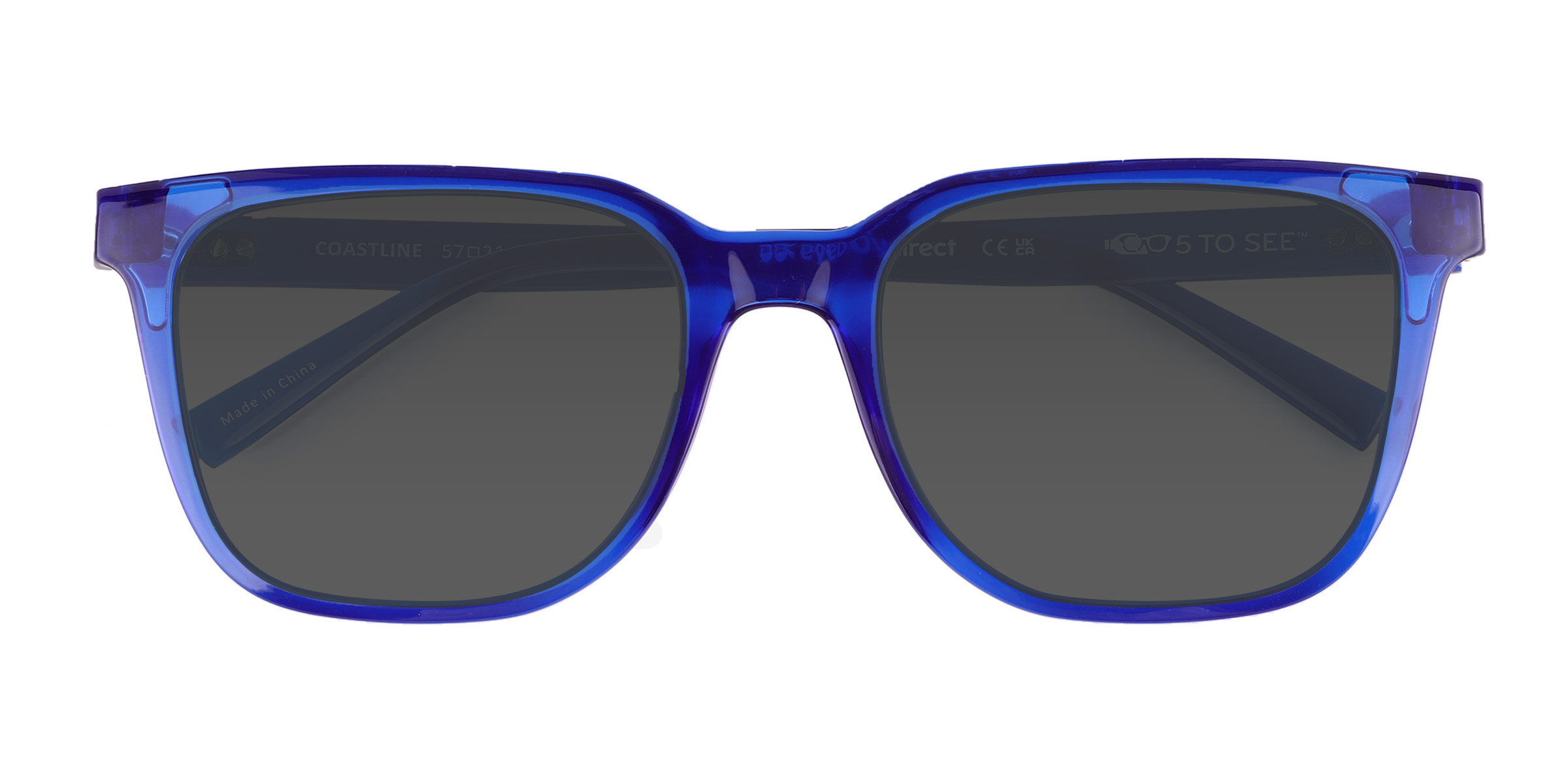 Crystal Blue Coastline -  Plastique Lunettes de soleil