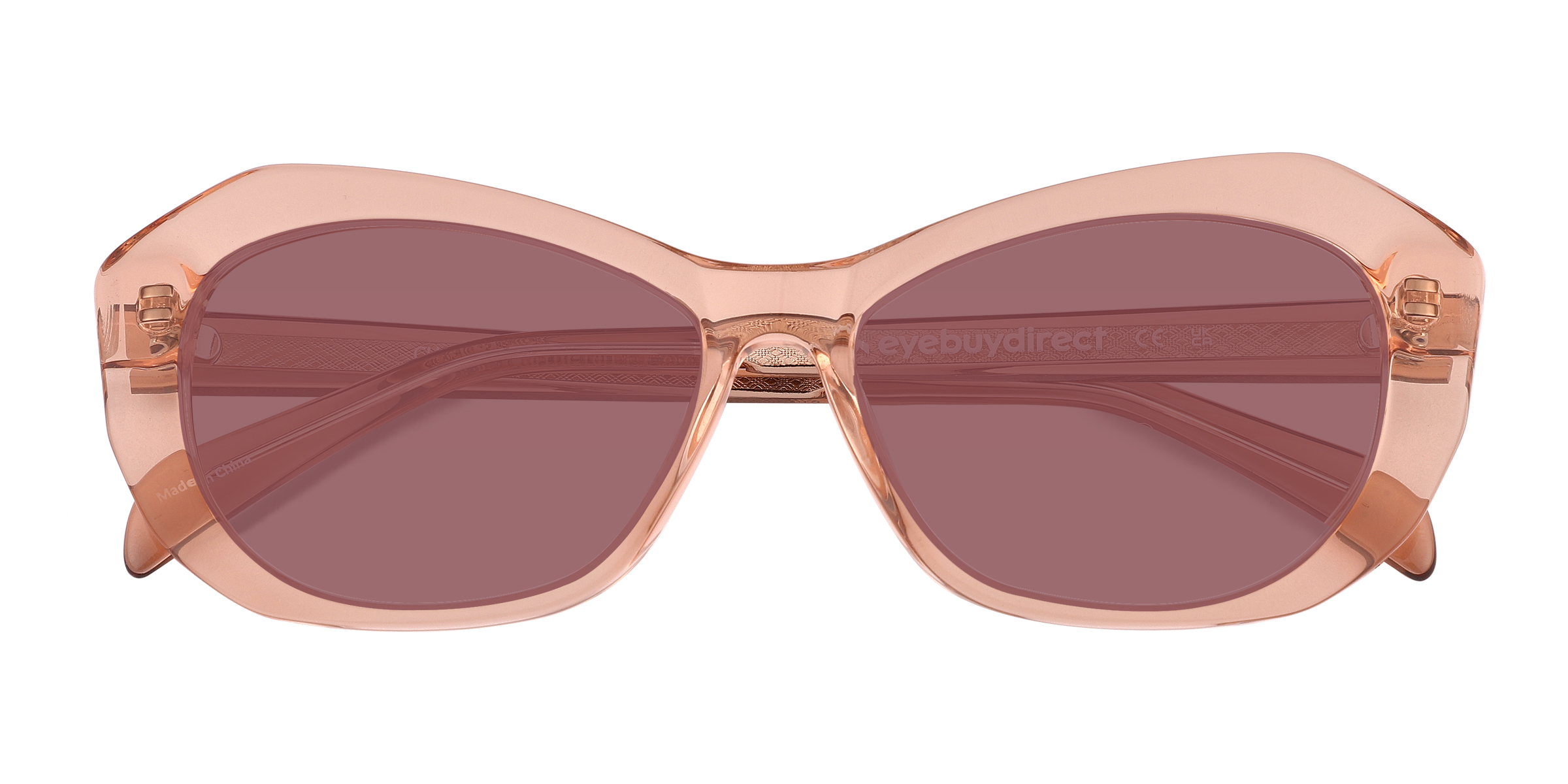 Translusant Peach Cha Cha -  Acétate Lunettes de soleil