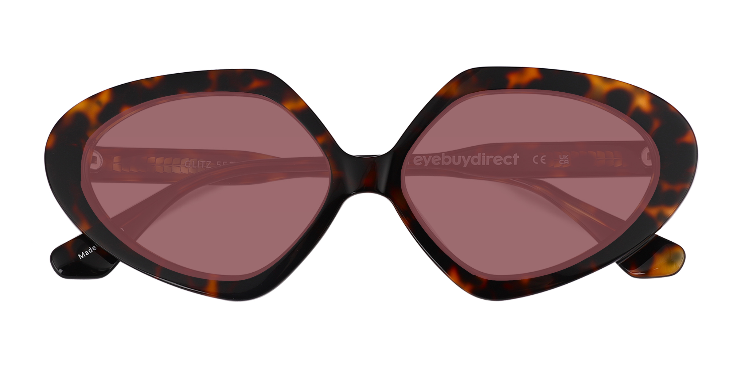 Tortoise Glitz -  Acetate Sunglasses