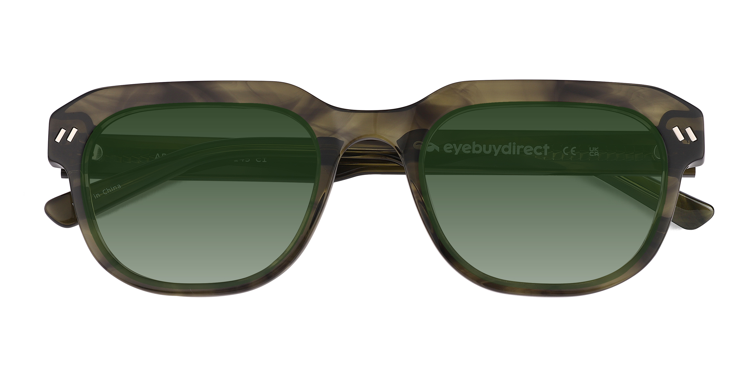 Khaki Arrow -  Acetate Sunglasses