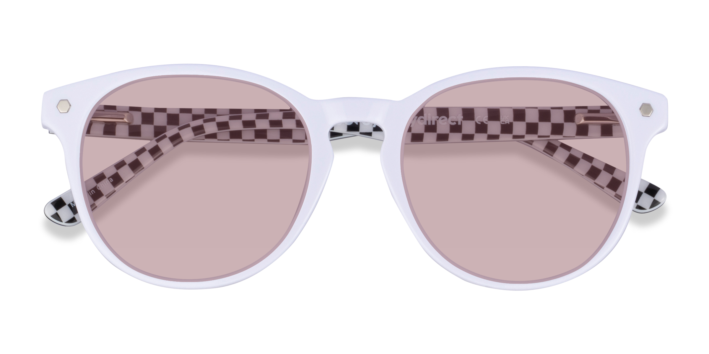 Solid White Stucco -  Acetate Sunglasses