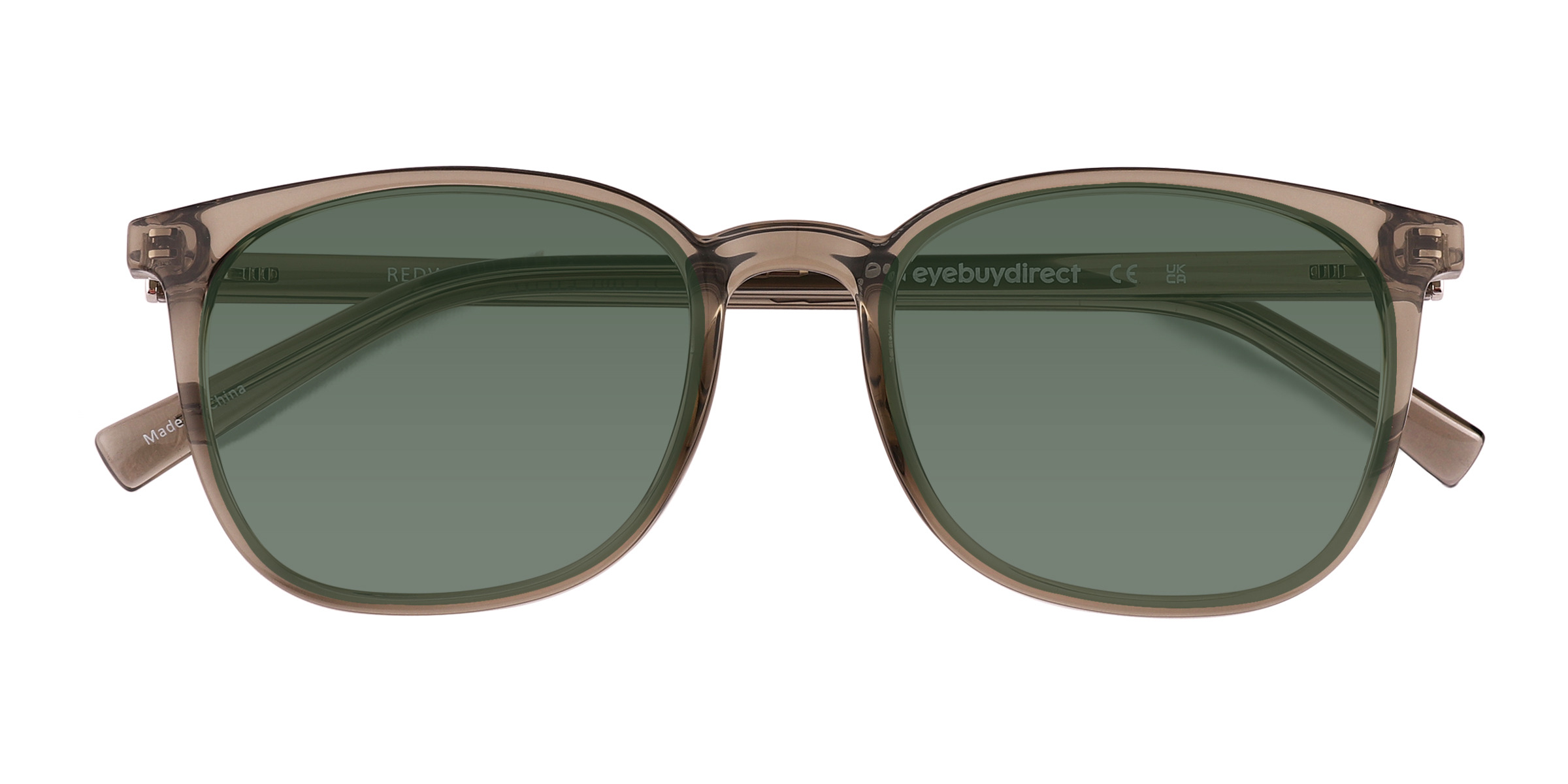 Crystal Smoke Redwood -  Eco-friendly Sunglasses