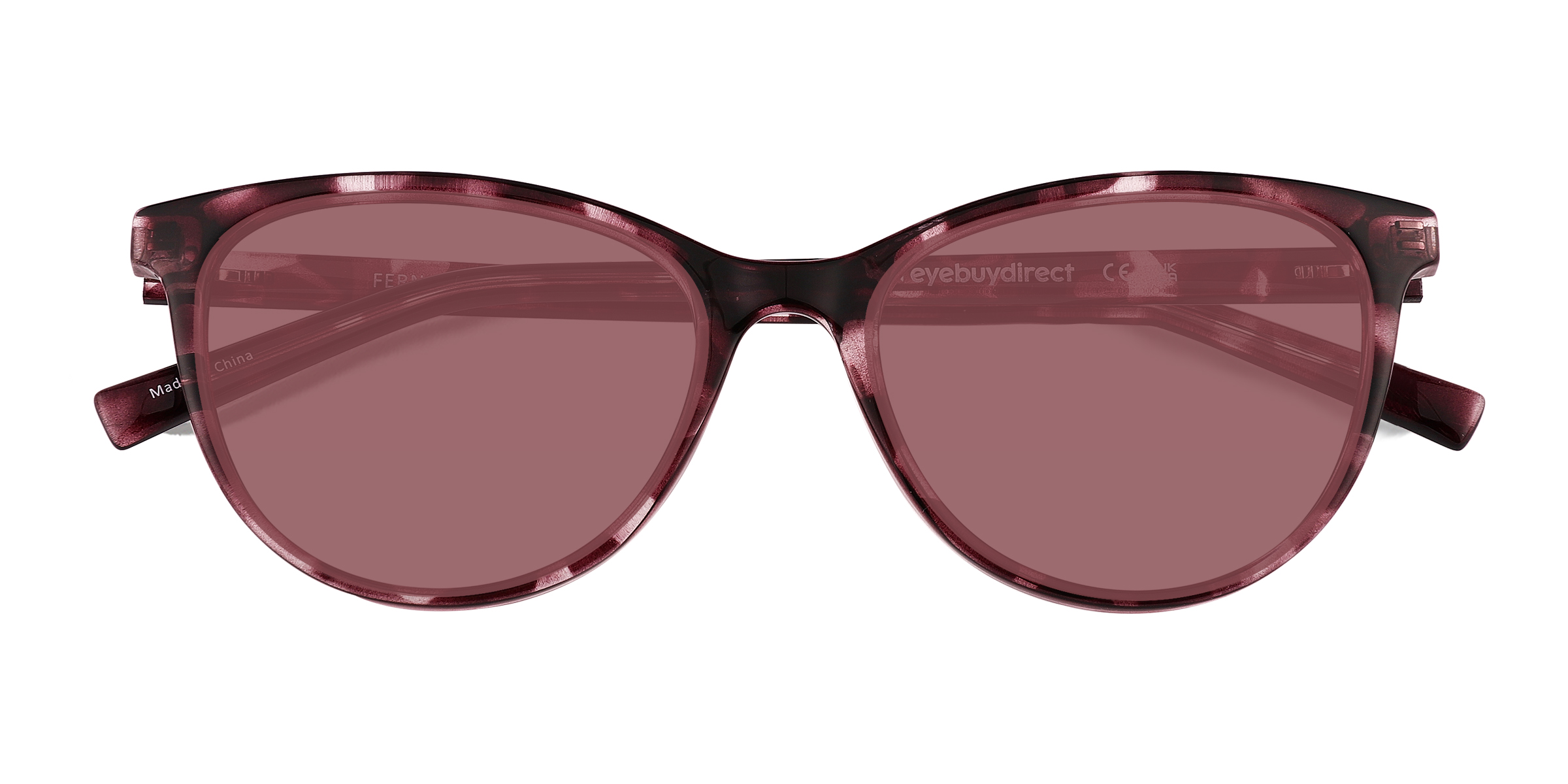 Purple Tortoise Fern -  Eco-friendly Sunglasses