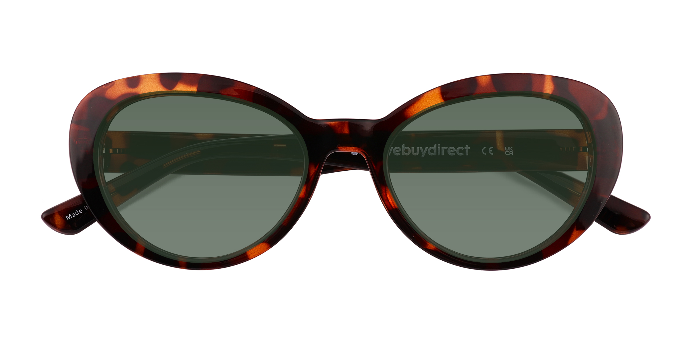 Shiny Tortoise Nyssa -  Eco-friendly Sunglasses