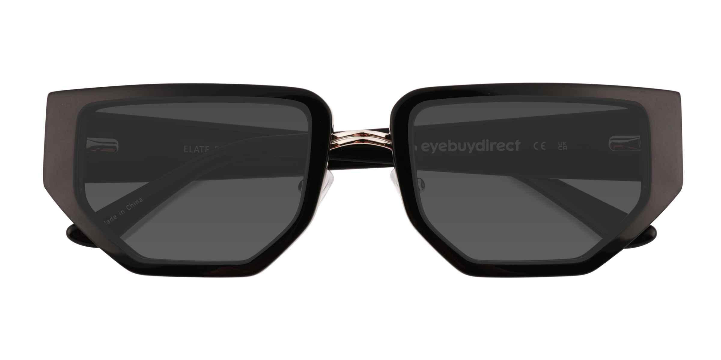 Black Elate -  Acetate Sunglasses