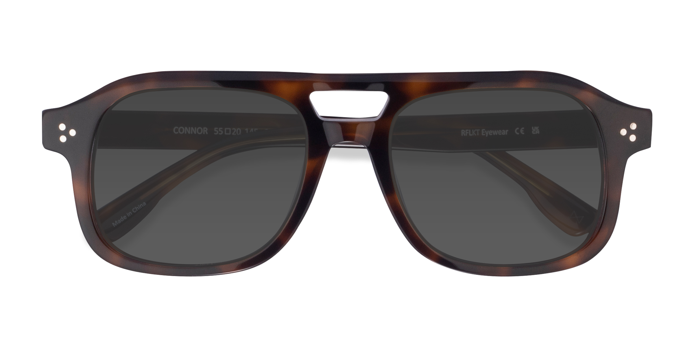 Tortoise Connor -  Acetate Sunglasses