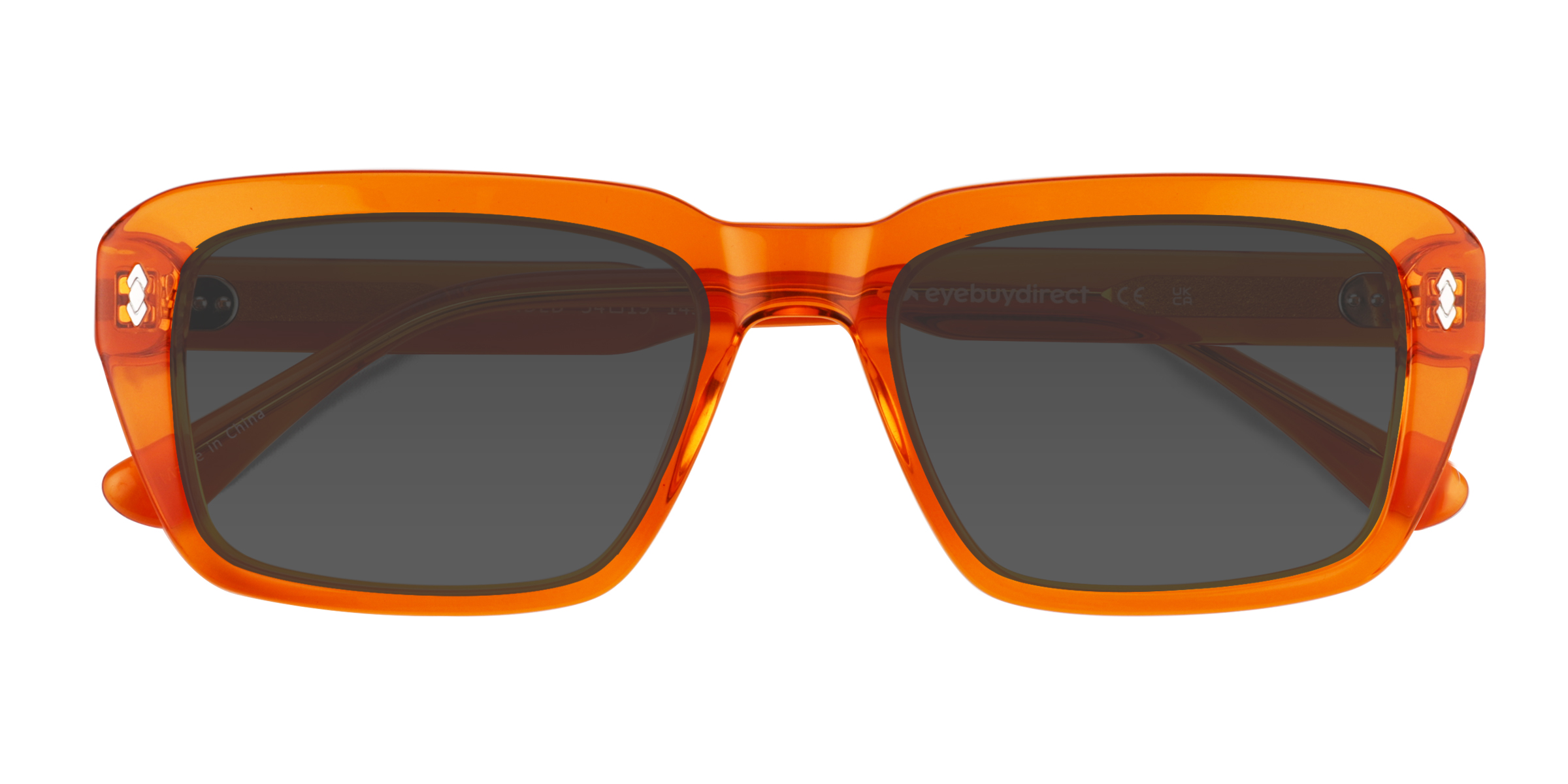 Crystal Orange Grounded -  Acétate Lunettes de soleil
