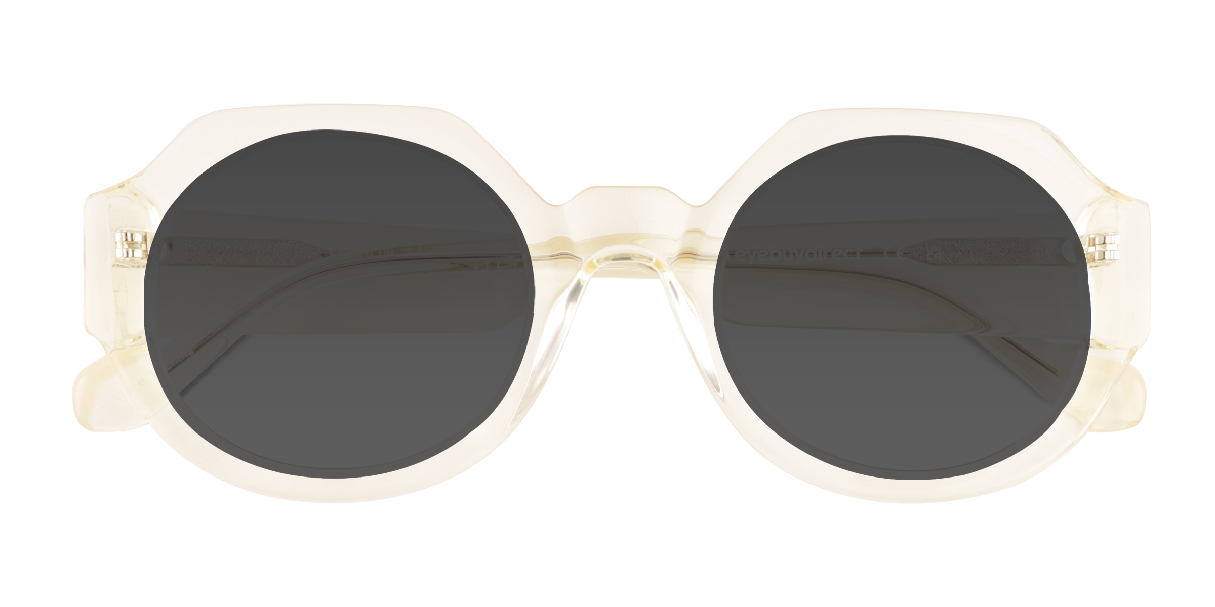 Clear Yellow Ellison -  Acetate Sunglasses