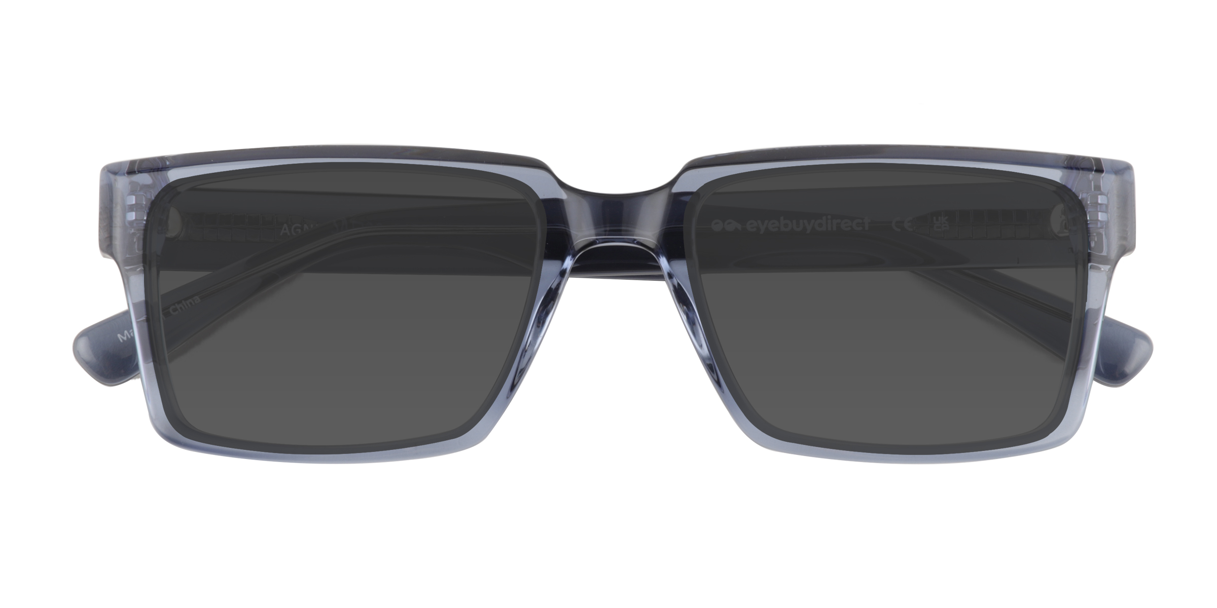 Clear Blue Agni -  Acetate Sunglasses