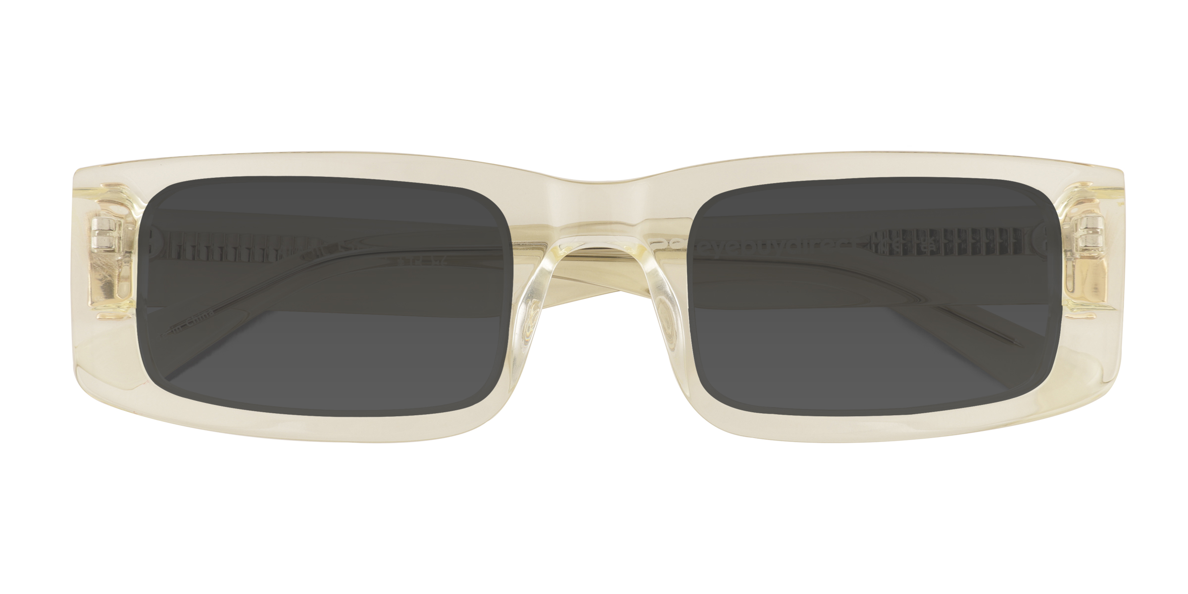 Clear Yellow Alaric -  Acetate Sunglasses
