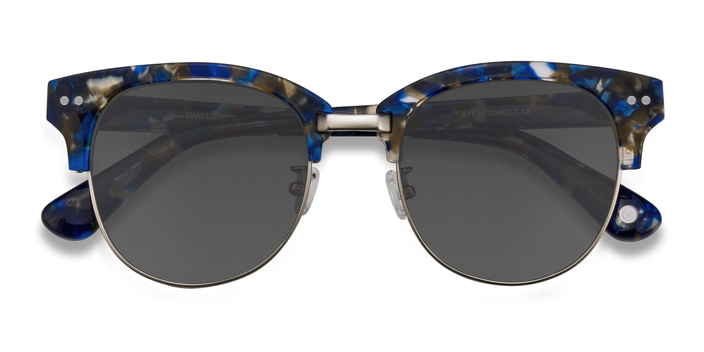 Blue Mosaic Swift - Métal Lunettes de soleil