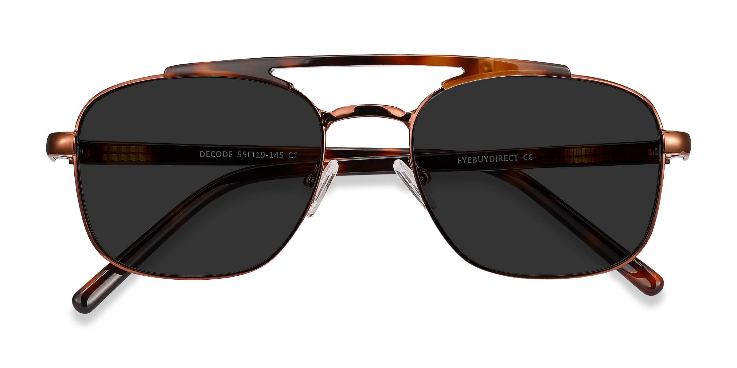 Tortoise Brown Decode -  Acetate-metal Sunglasses