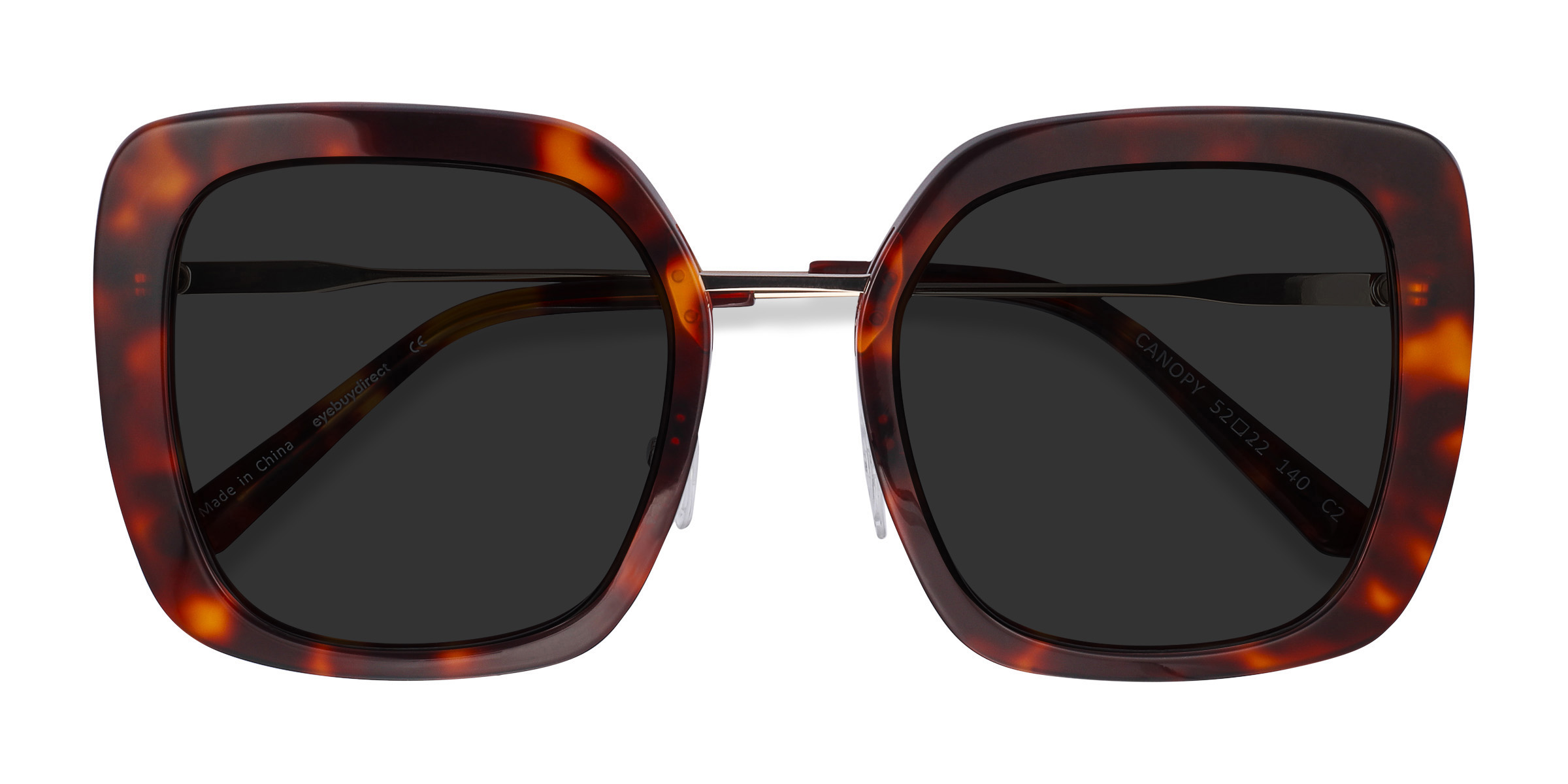 Tortoise Canopy -  Acetate-metal Sunglasses