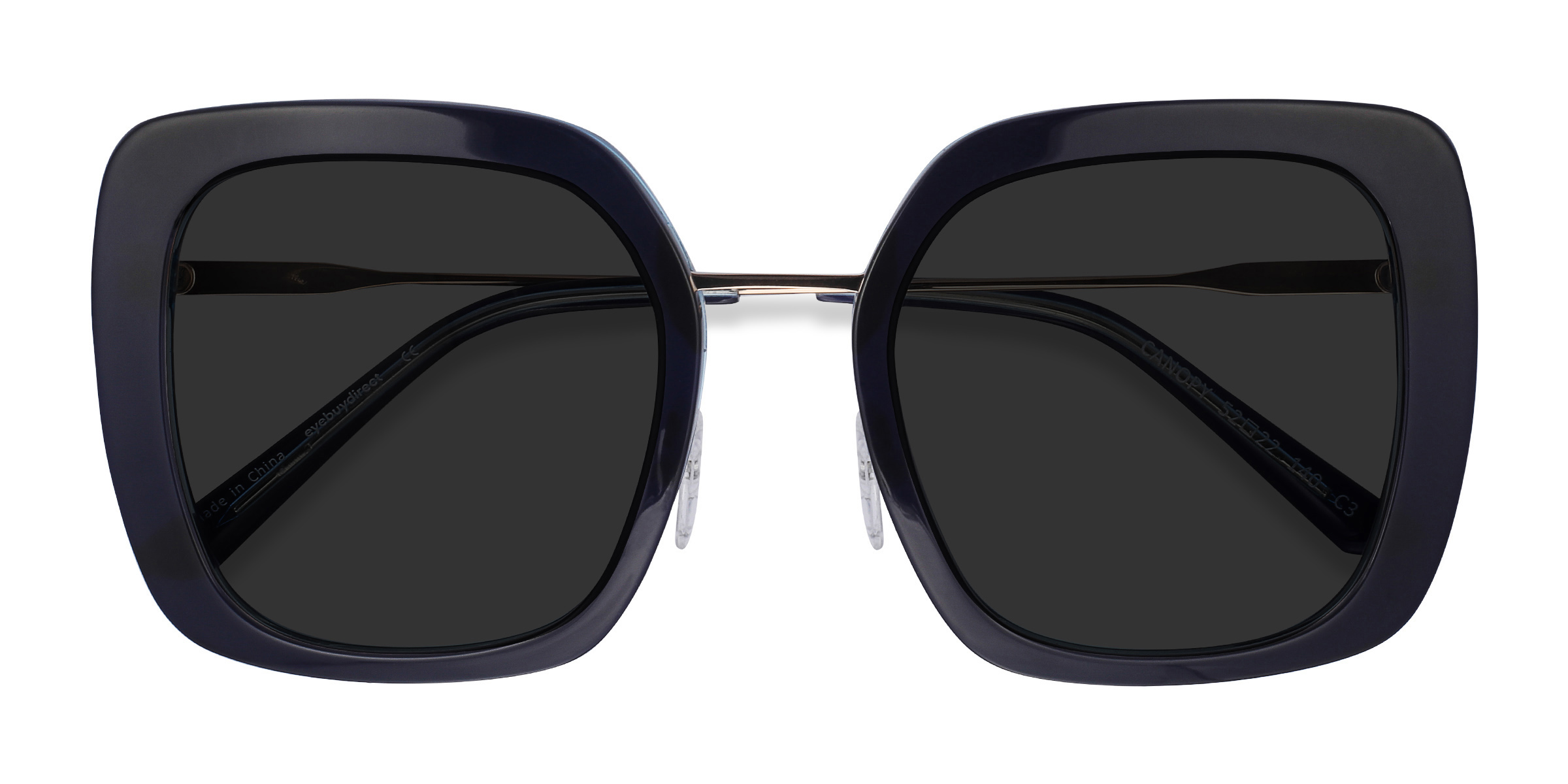 Bleu Canopy -  Acetate-metal Lunettes de soleil