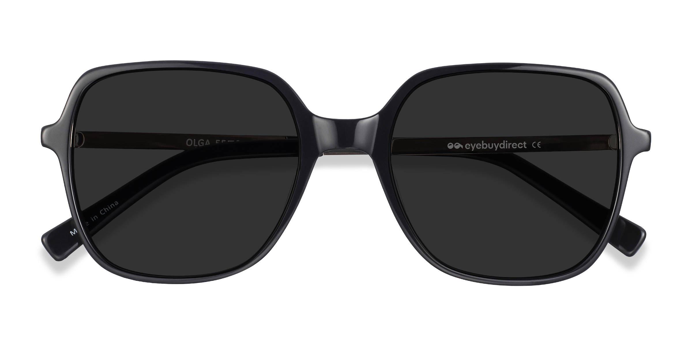 Black & Gold Olga -  Acetate-metal Lunettes de soleil