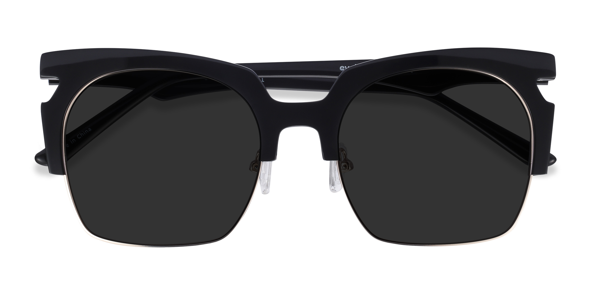 Noir Ilsa - Acetate-metal Lunettes de soleil