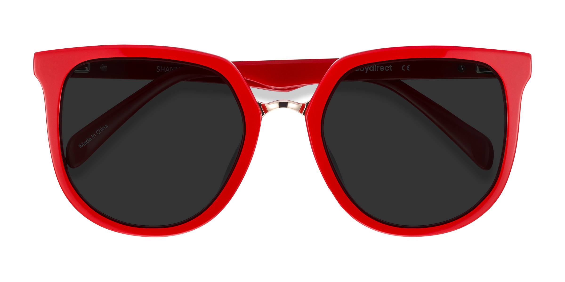 Red & Leopard Shannon -  Acétate Lunettes de soleil