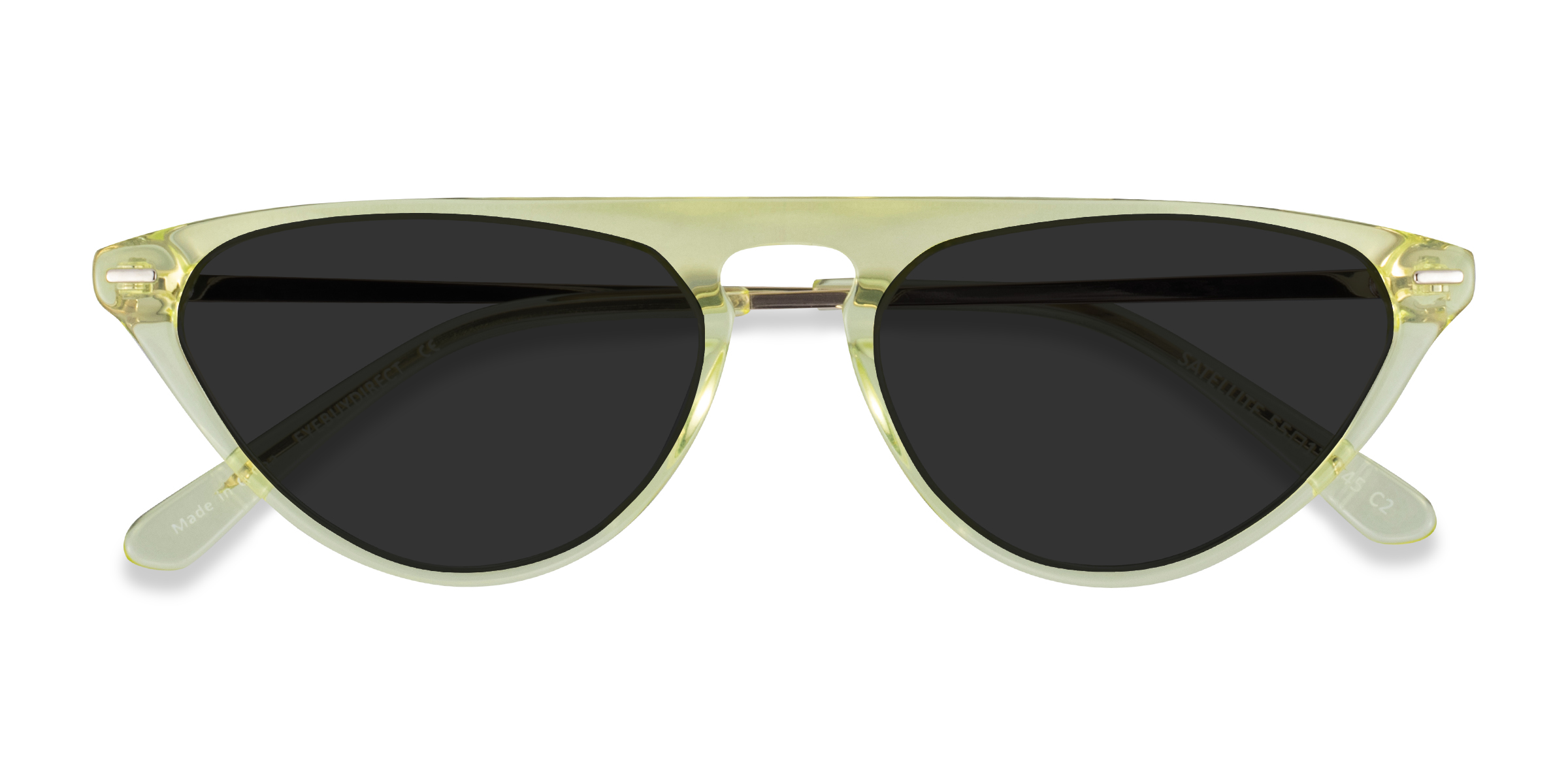 Clear Yellow Satellite -  Métal Lunettes de soleil