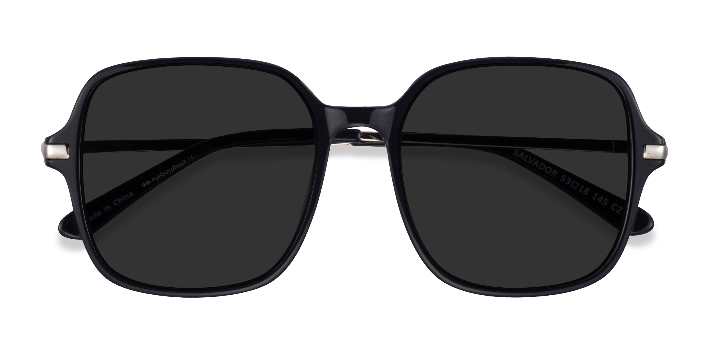 Noir Salvador -  Métal Lunettes de soleil