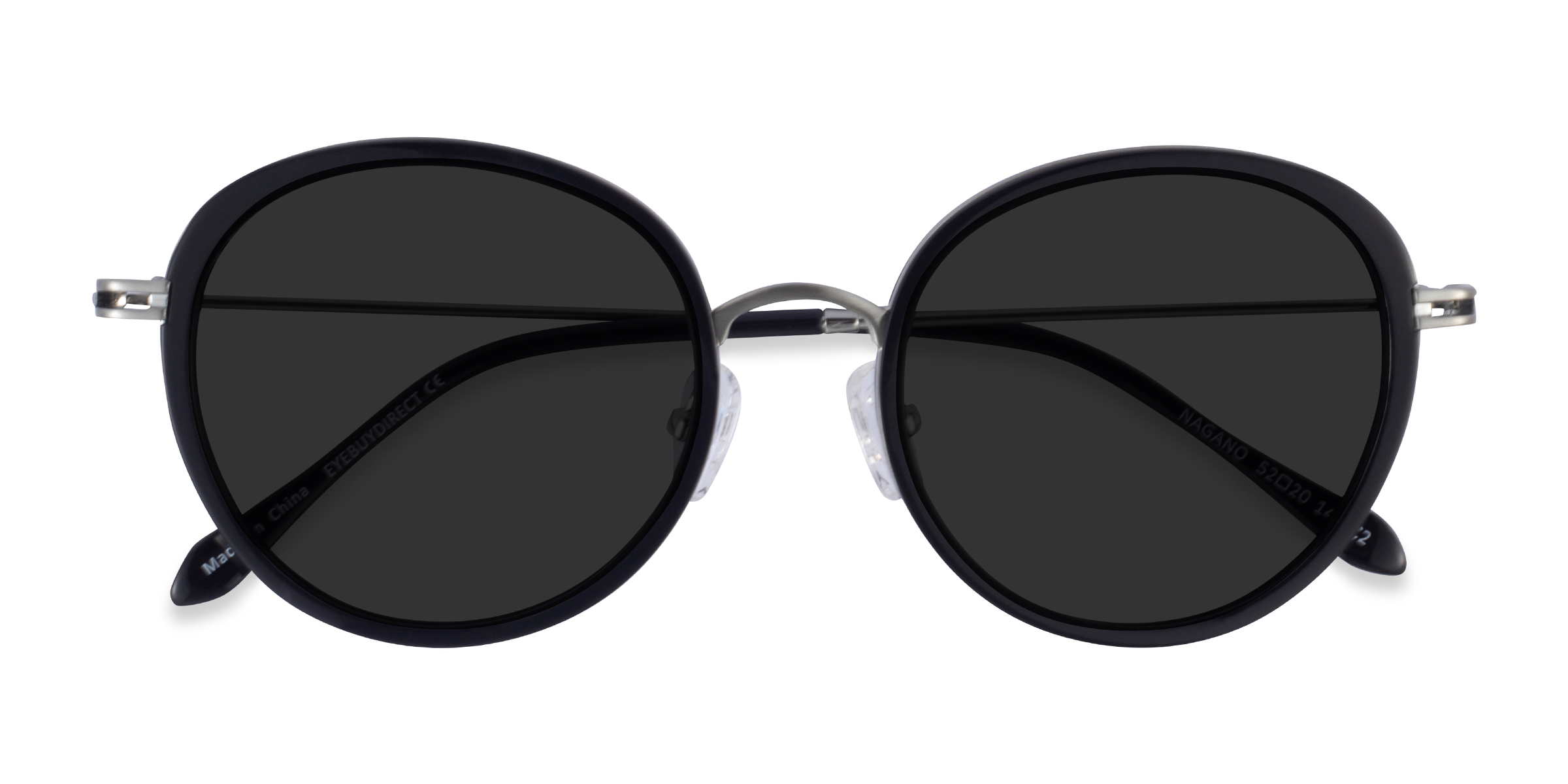 Black Silver Nagano -  Métal Lunettes de soleil