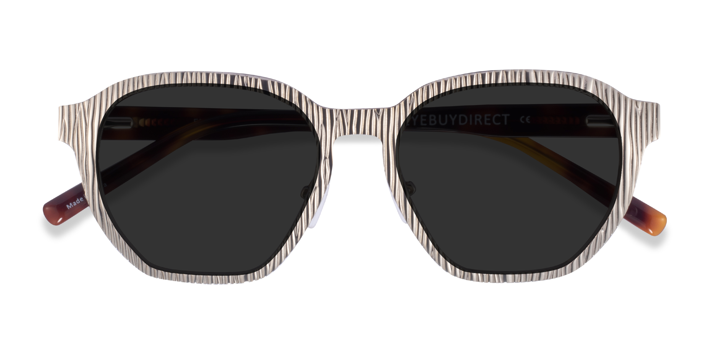 Matte Silver Electro -  Acétate Lunettes de soleil