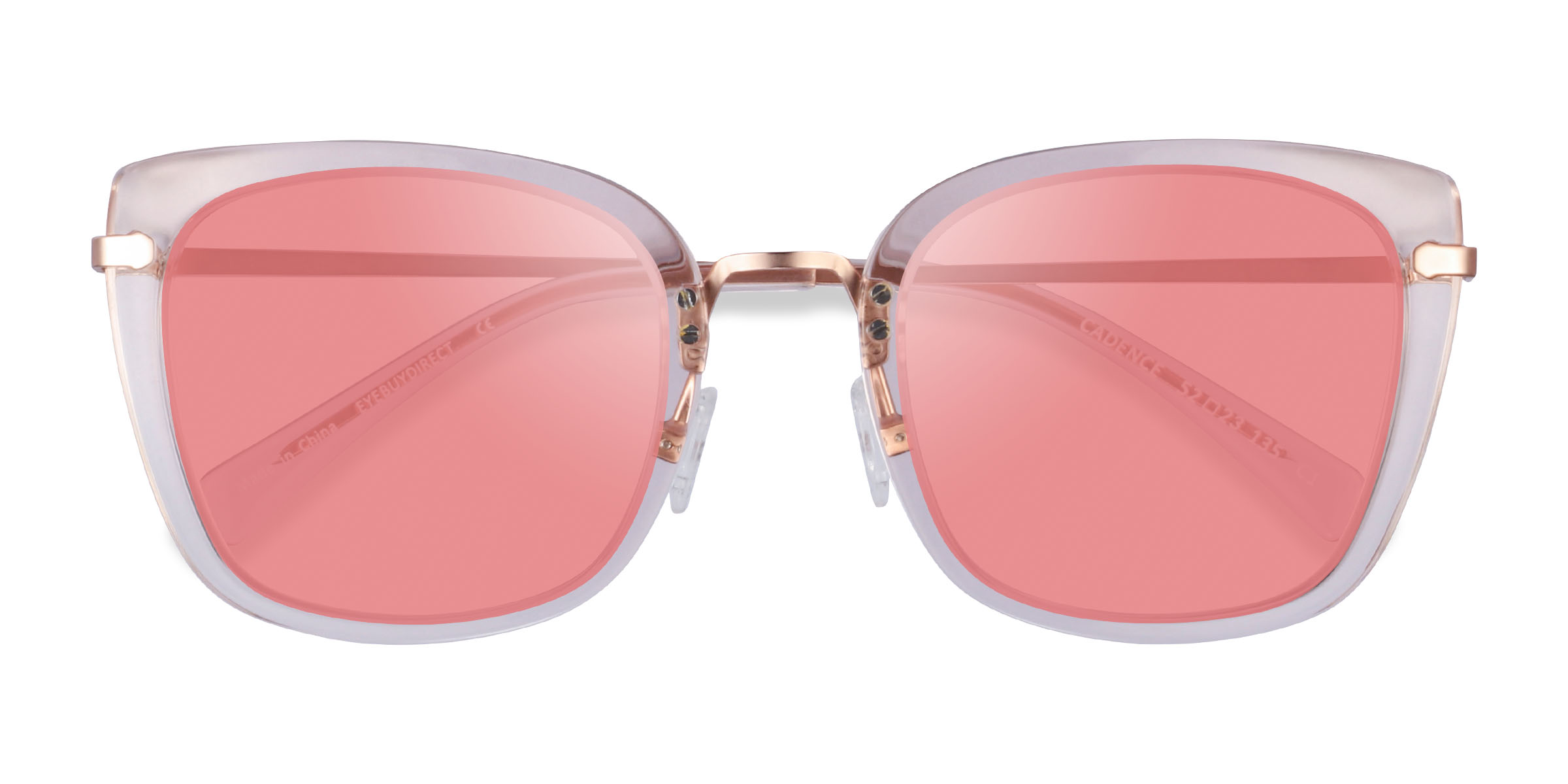 Clear Nude Cadence -  Acetate Sunglasses