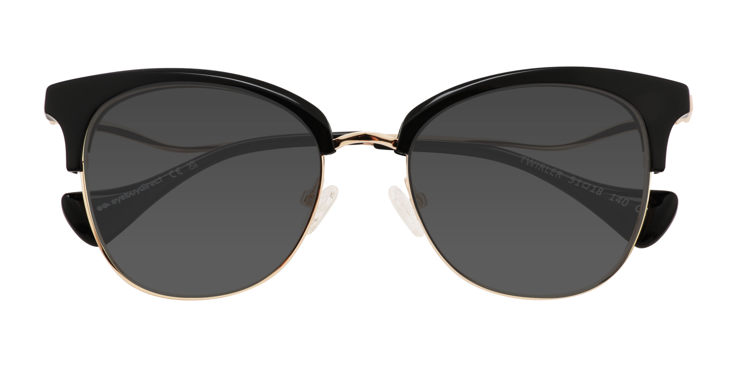 Black Twirler -  Acetate Sunglasses