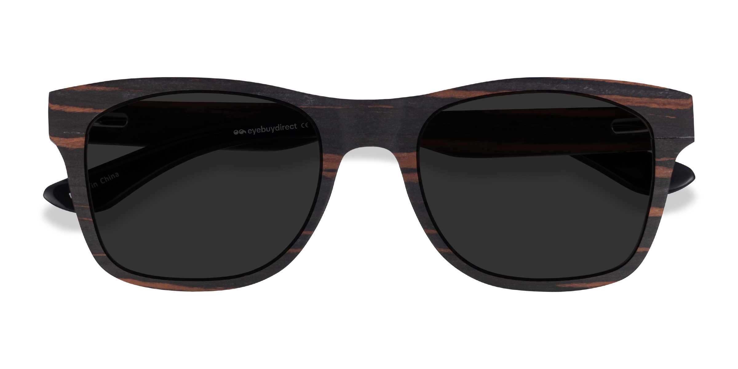 Striped Wood Bosk -  Wood-texture Sunglasses