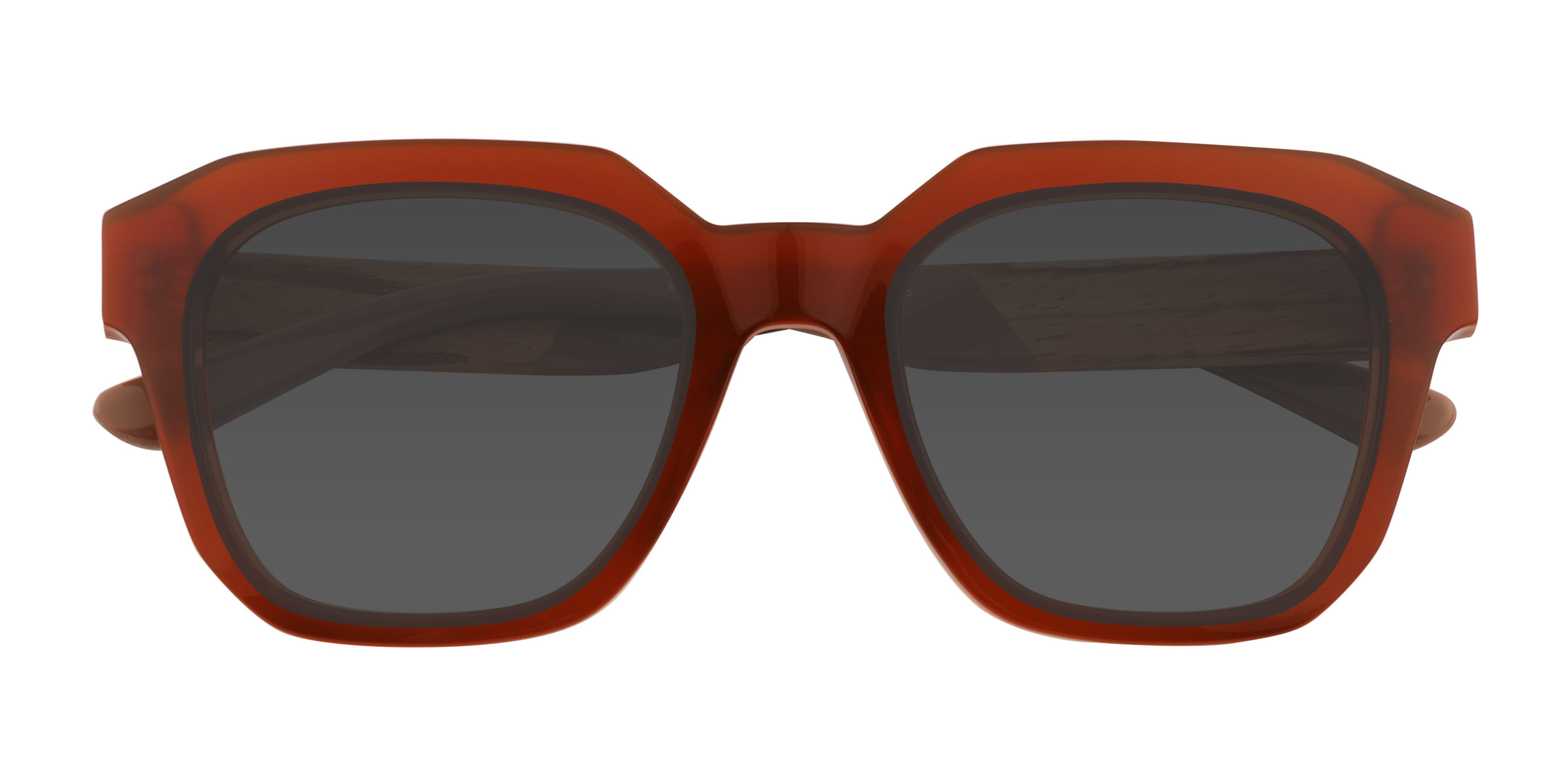 Dark Orange Teak -  Acetate Sunglasses